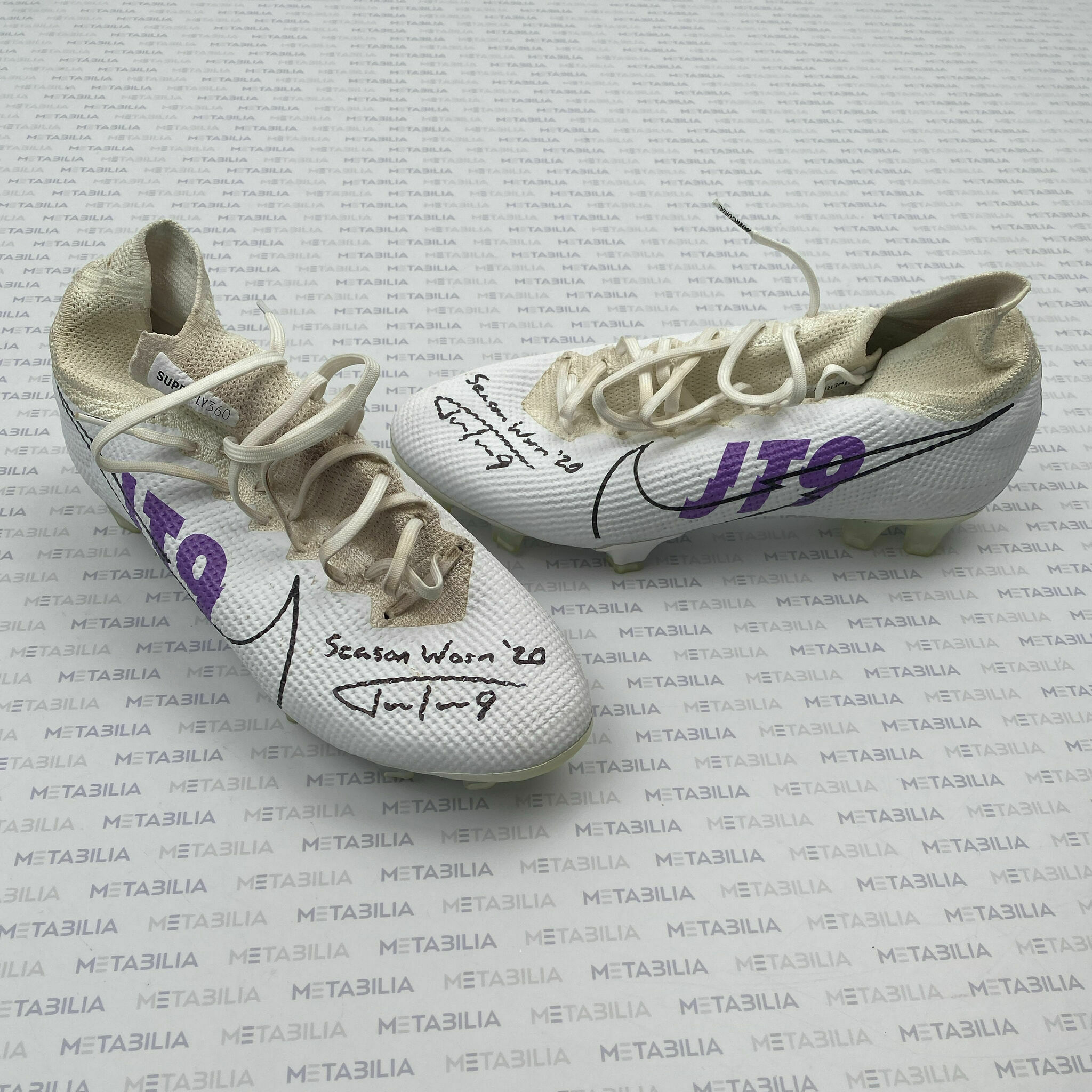 #9 Tucker Signed & Inscribed Game-Worn Cleats - 2020-2021 Season