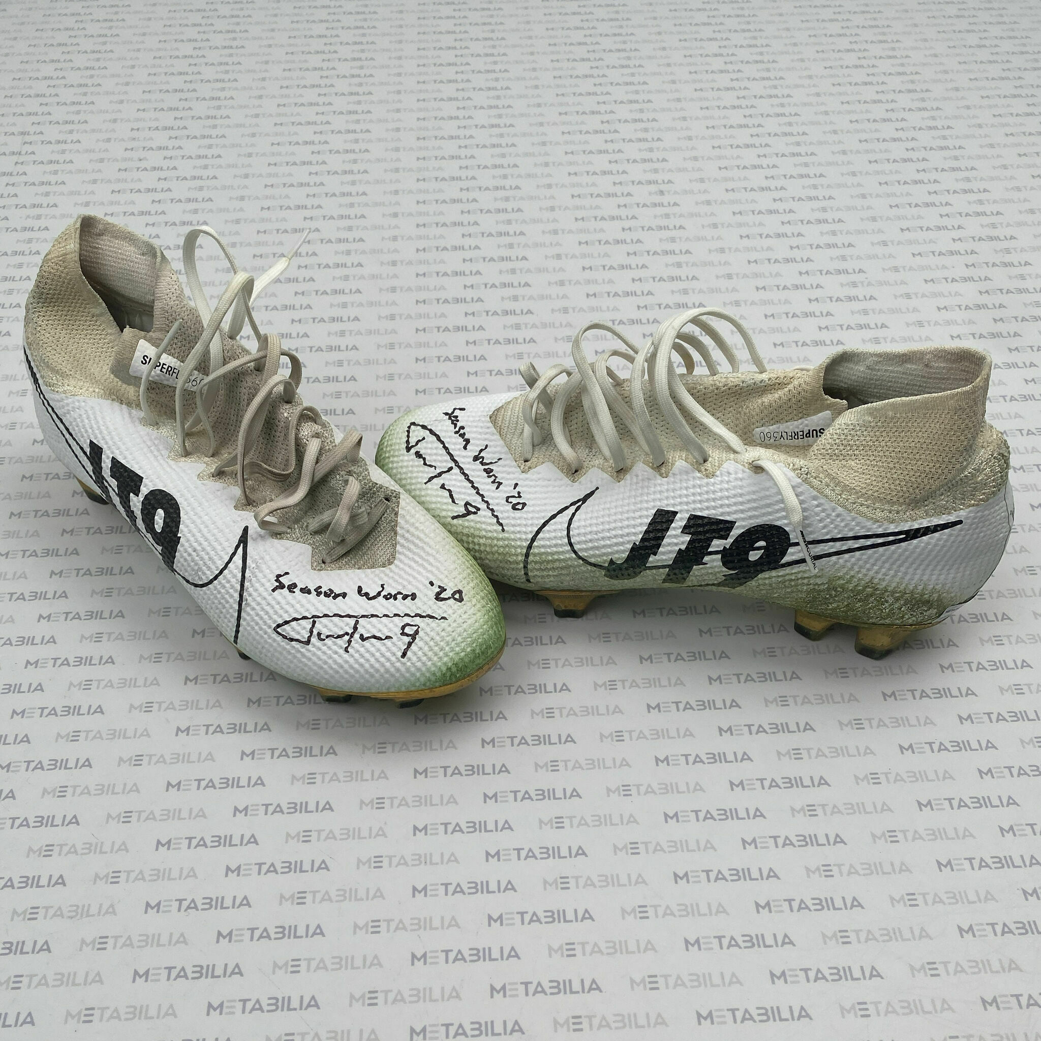 #9 Tucker Signed & Inscribed Game-Worn Cleats - 2020-2021 Season