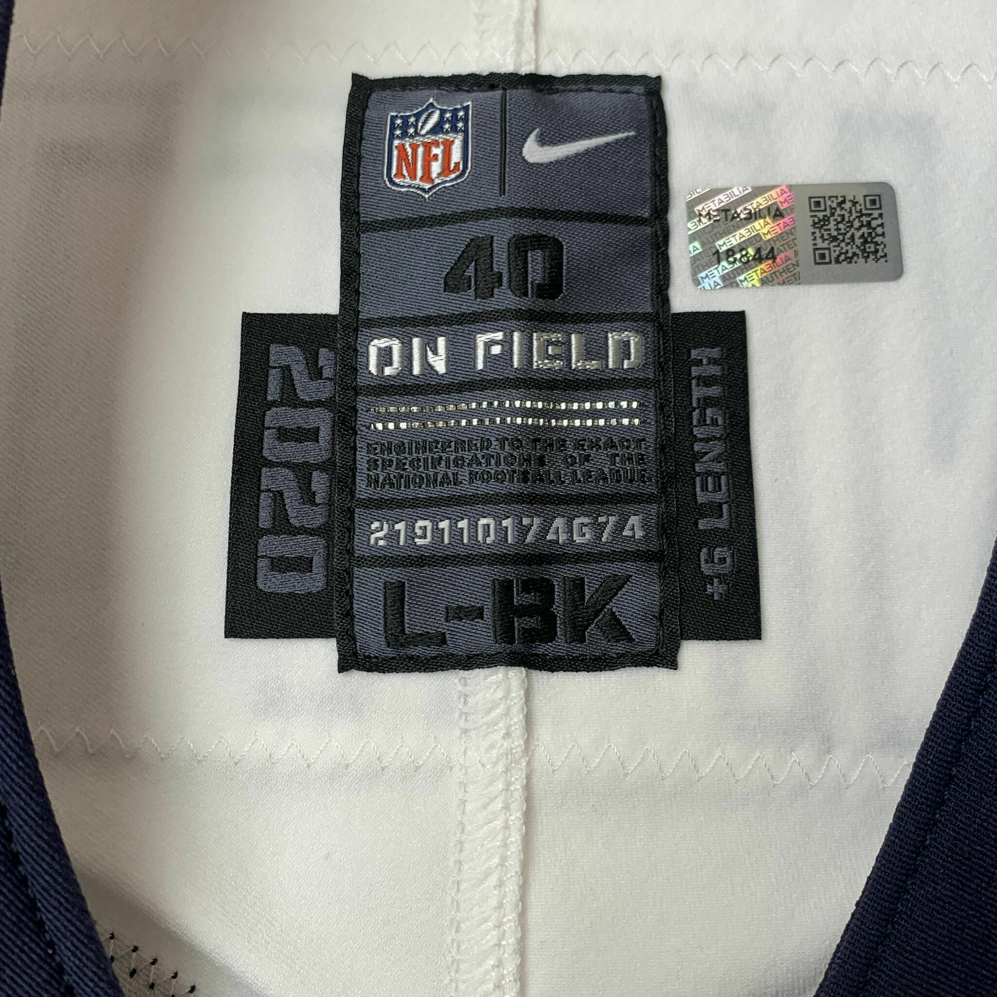 #99 Watt White Team-Issued Jersey