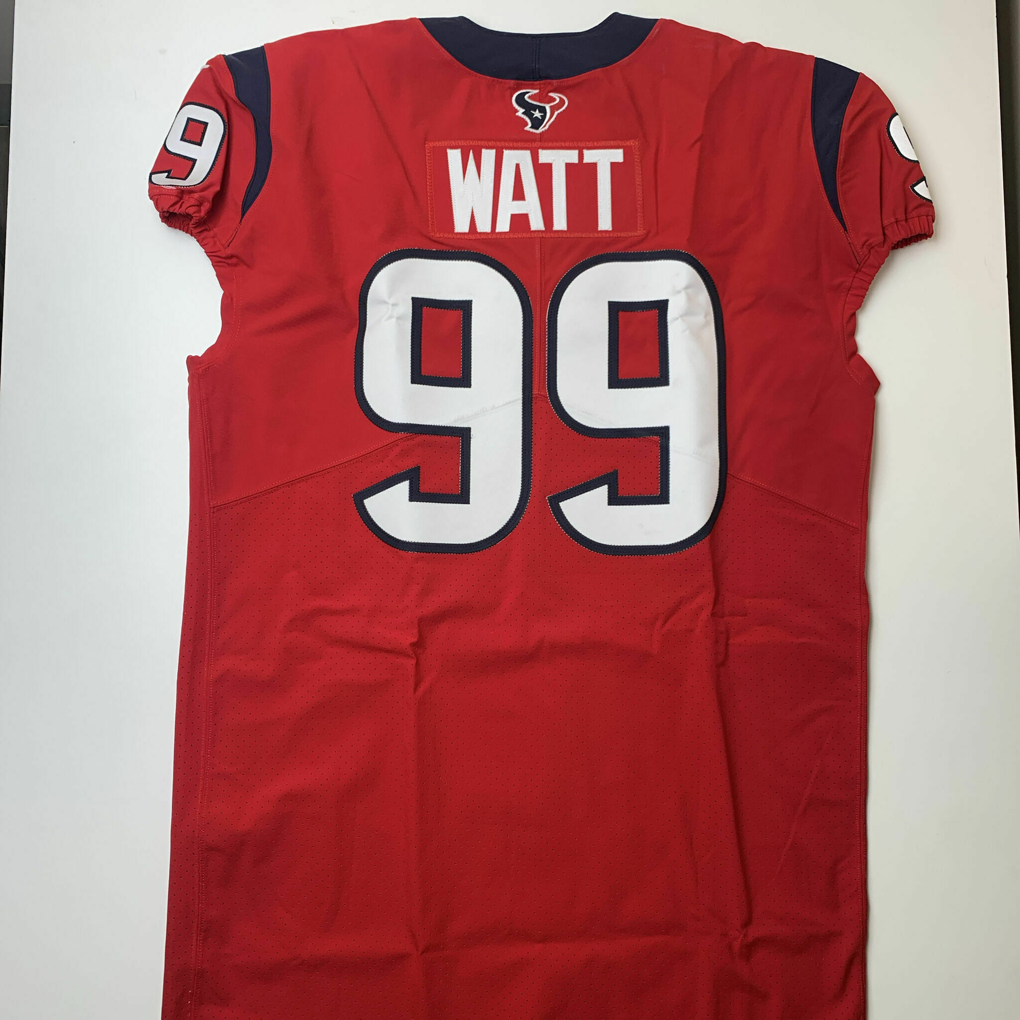 #99 Watt Red Team-Issued Jersey