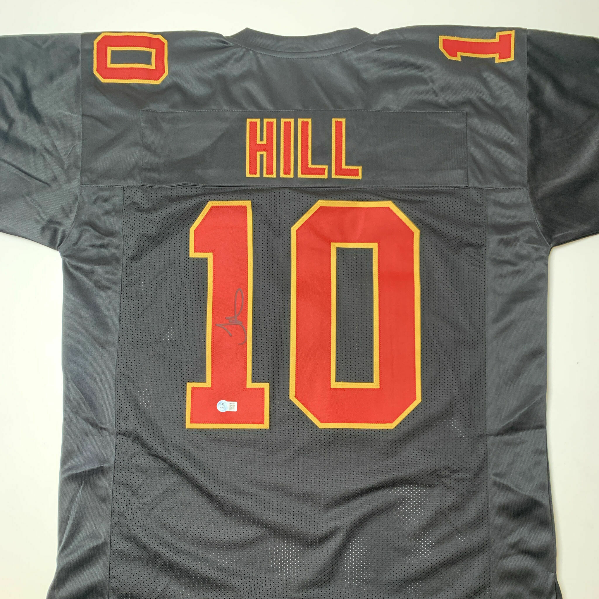 Tyreek Hill Signed Black Custom Jersey