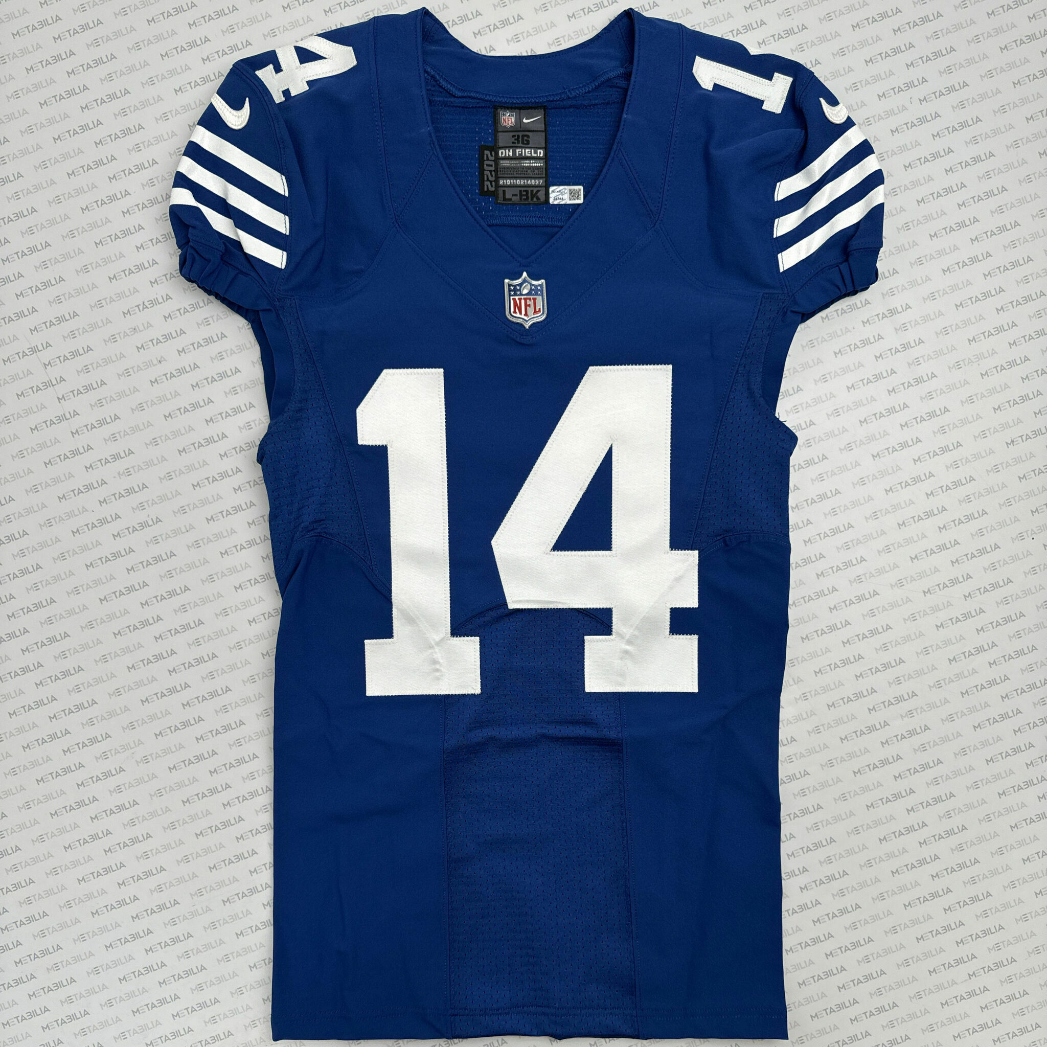 #14 Pierce Team-Issued Blue Jersey