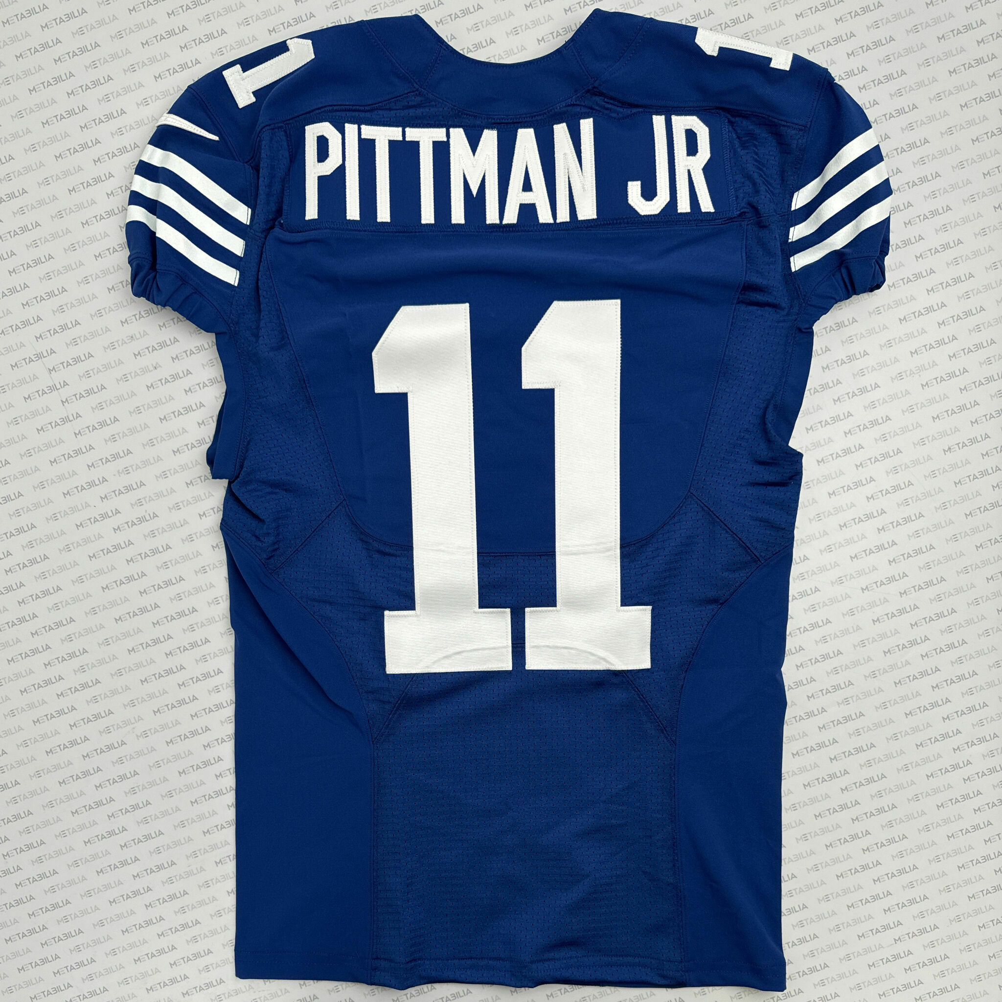 #11 Pittman Jr. Team-Issued Blue Jersey