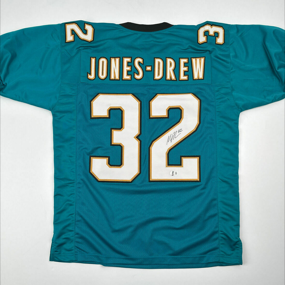 MJD Signed Teal Custom Jersey