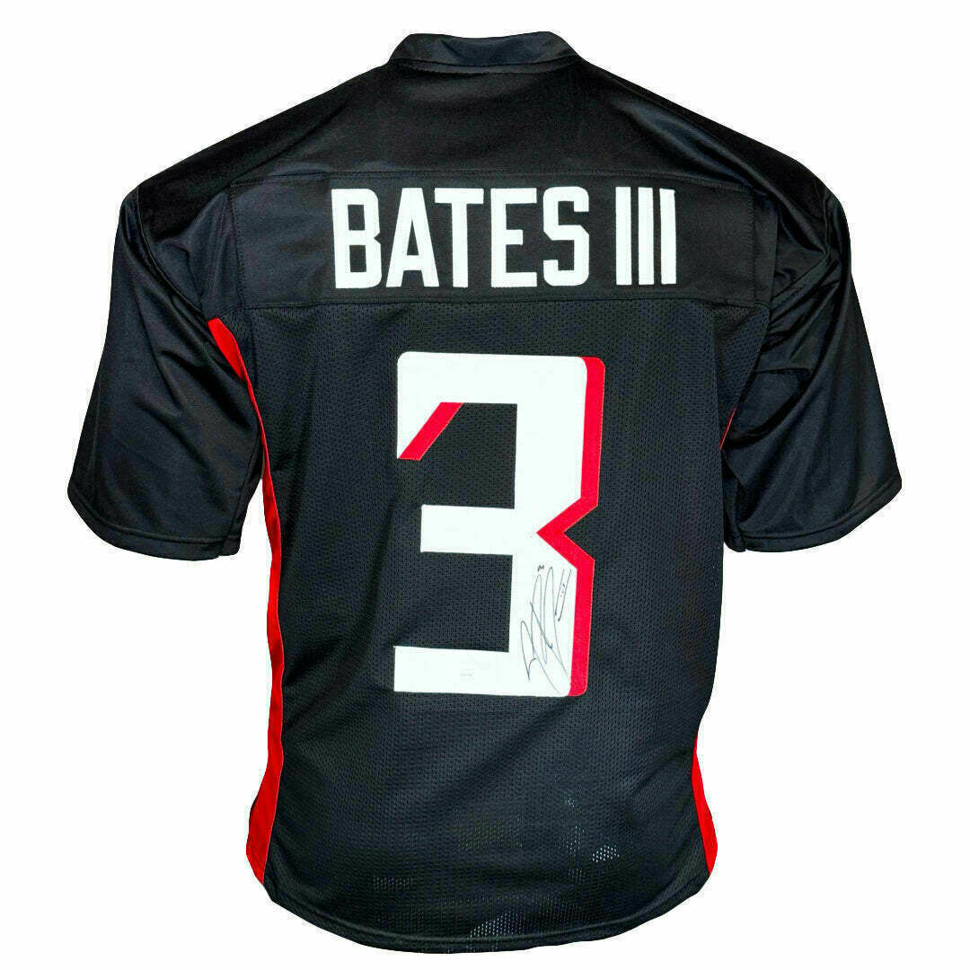 Jessie Bates Signed Black Custom Jersey