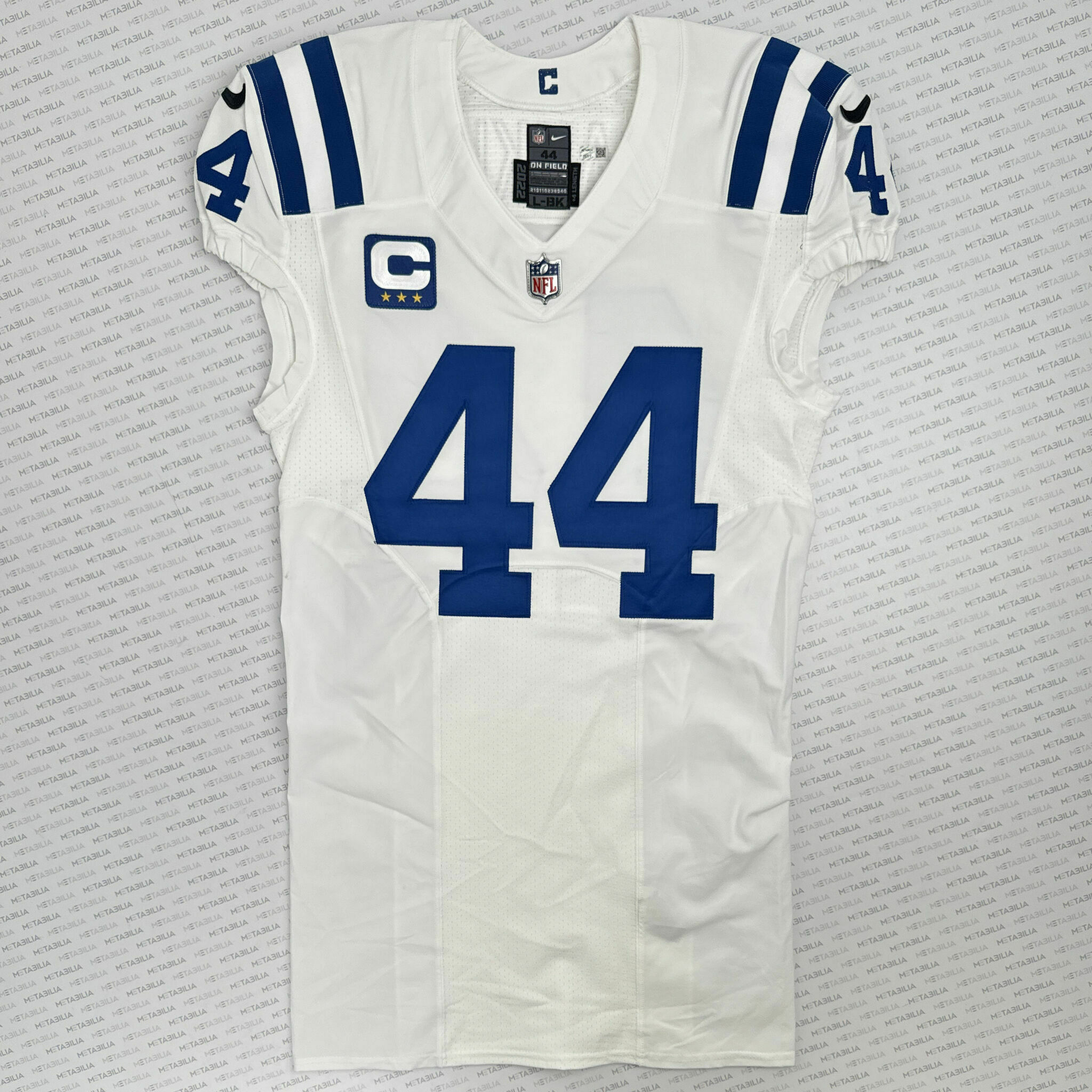#44 Franklin Signed Team-Issued White Jersey