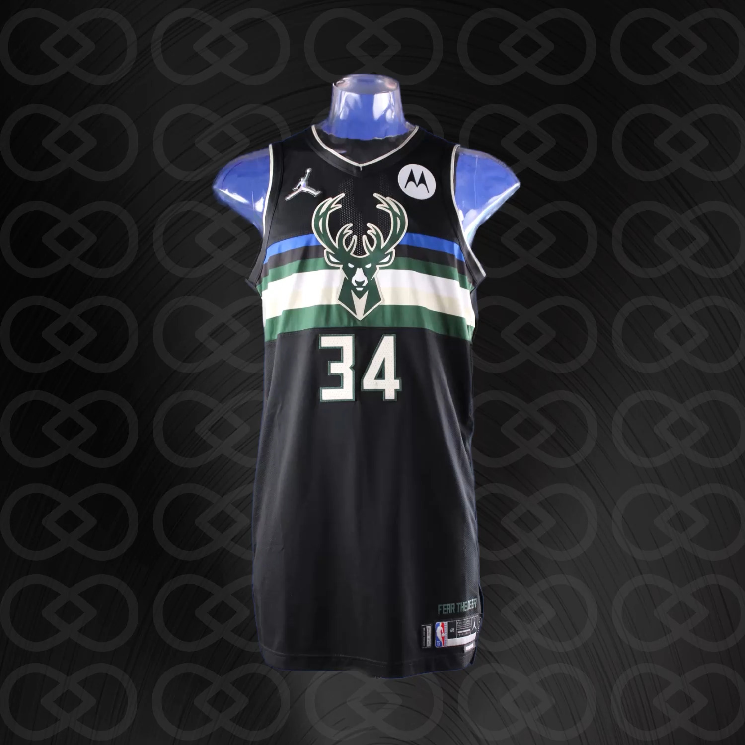Giannis Game-Worn Jersey 1/21/22