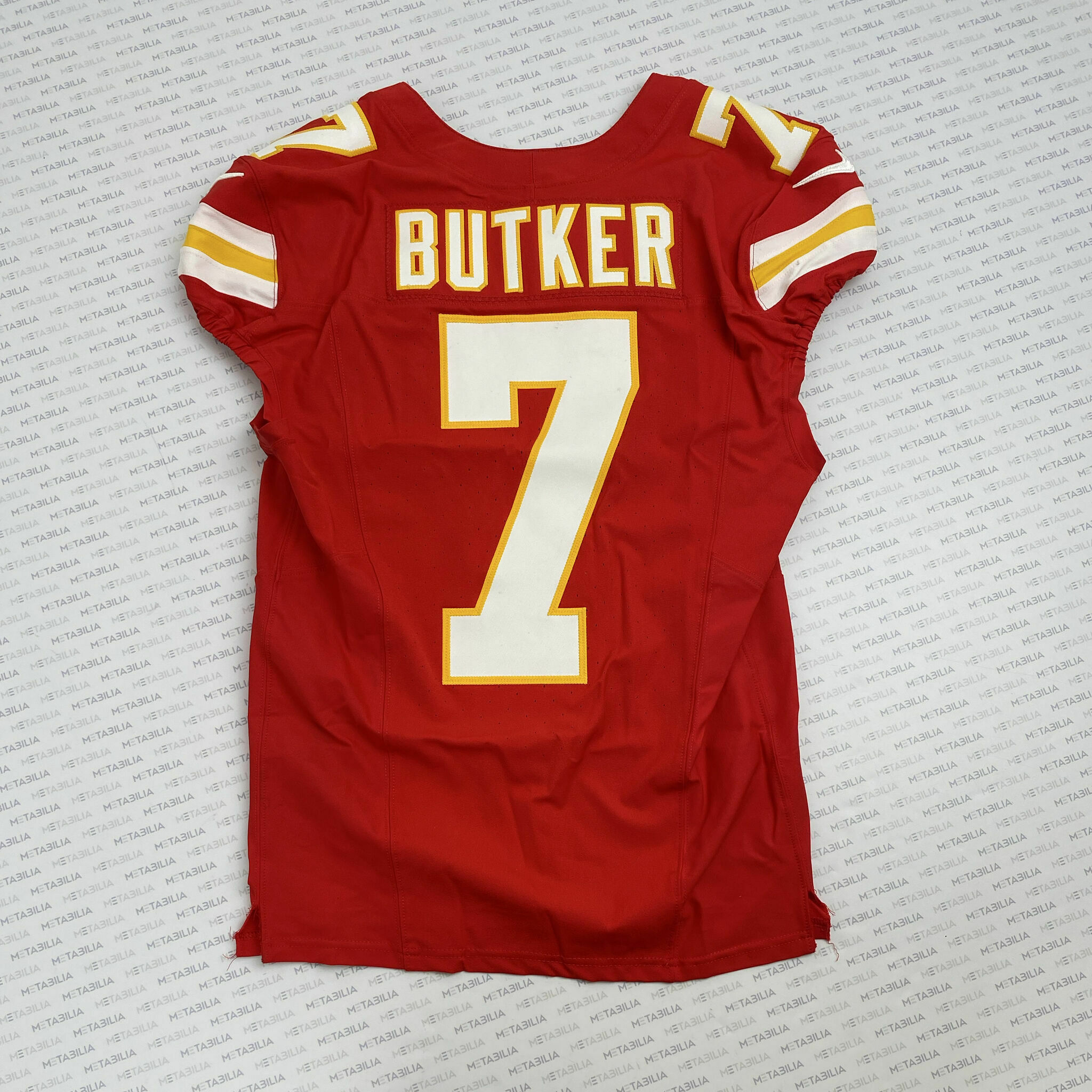 #7 Butker Game-Worn Jersey vs Buccaneers