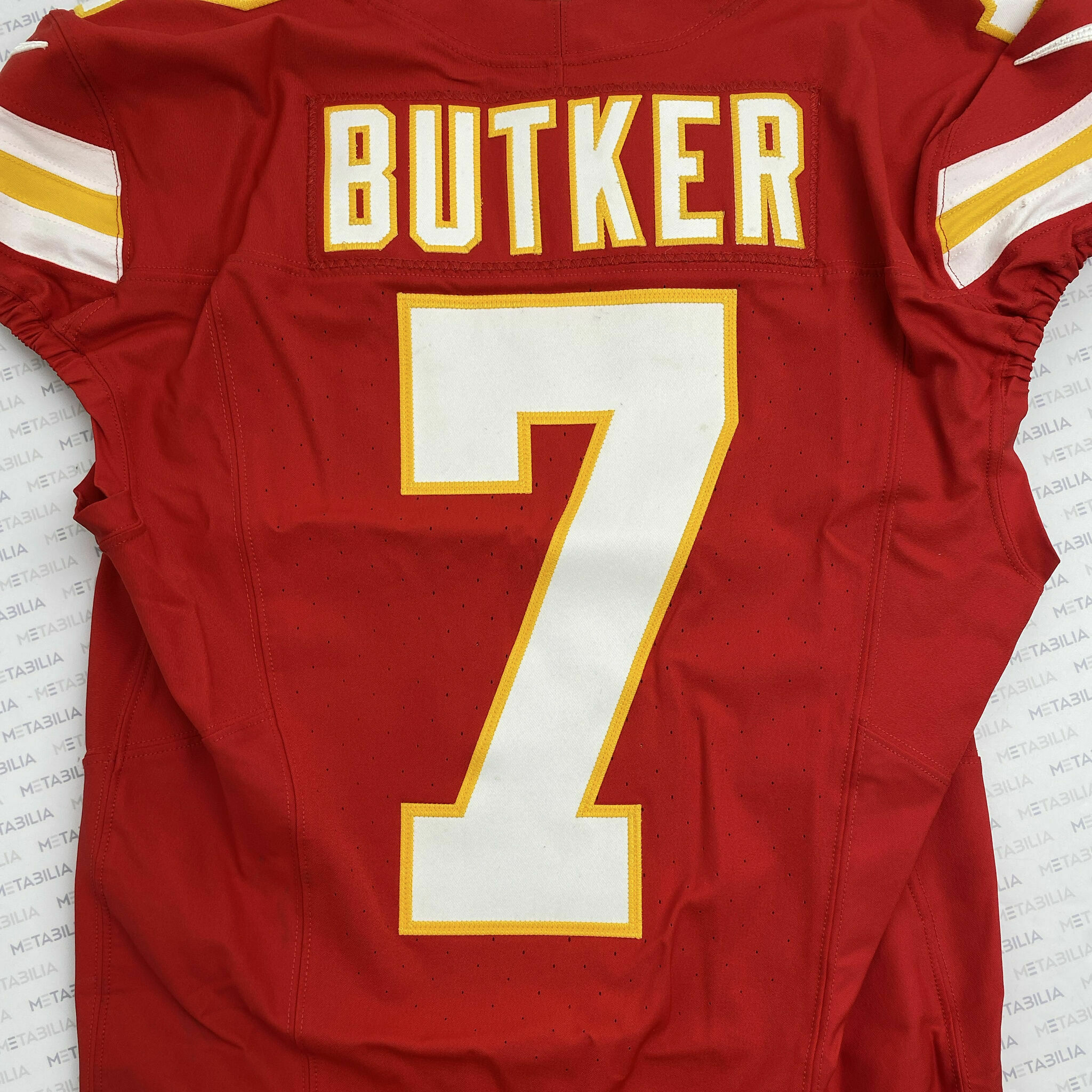 #7 Butker Game-Worn Jersey vs Buccaneers