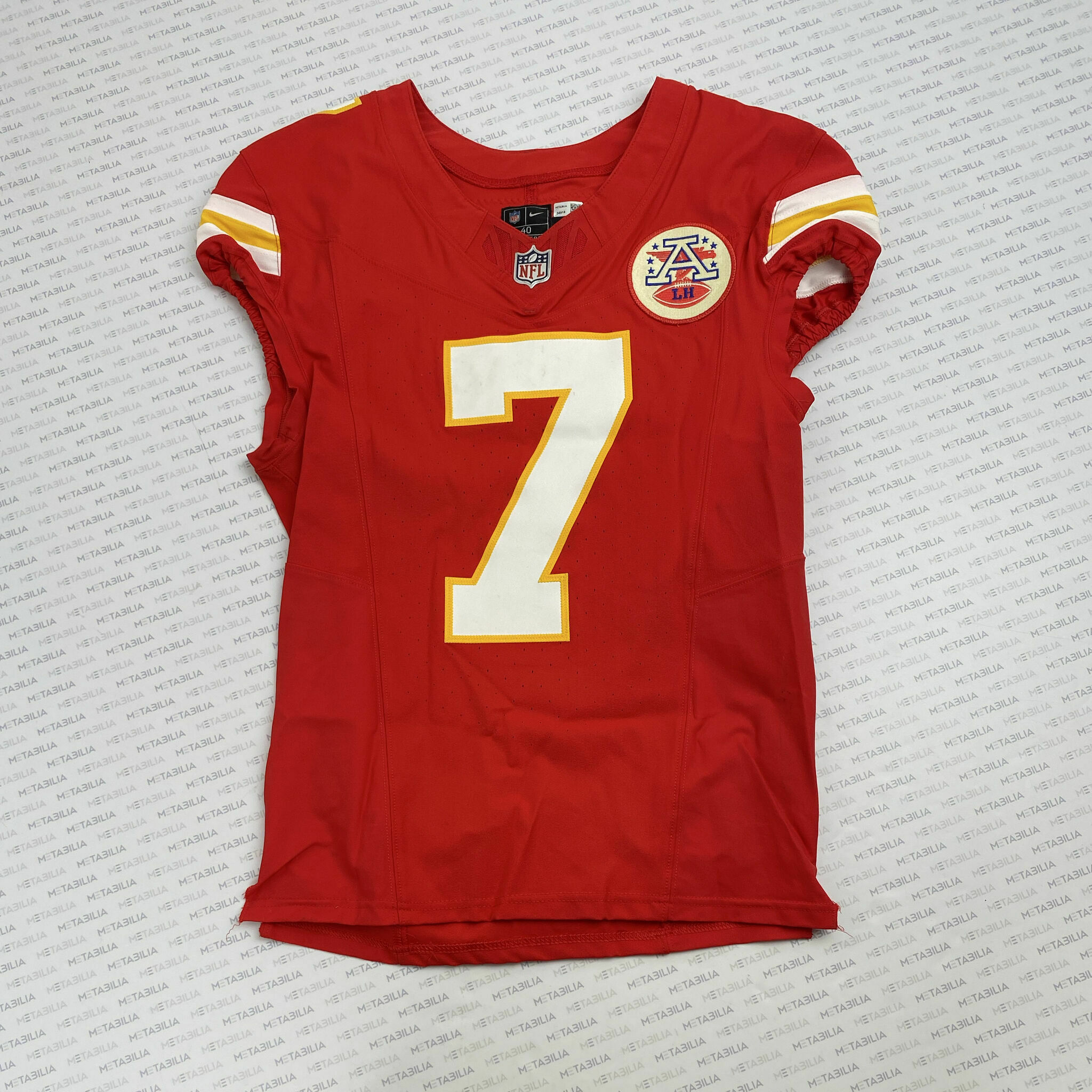 #7 Butker Game-Worn Jersey vs Buccaneers