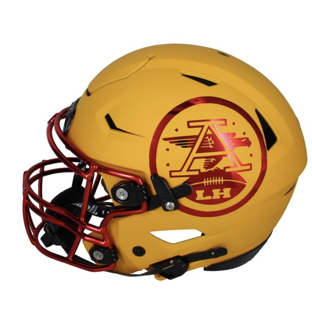 Patrick Mahomes Autographed Chrome Inlay Chiefs Speed Flex Helmet Beckett LE 15