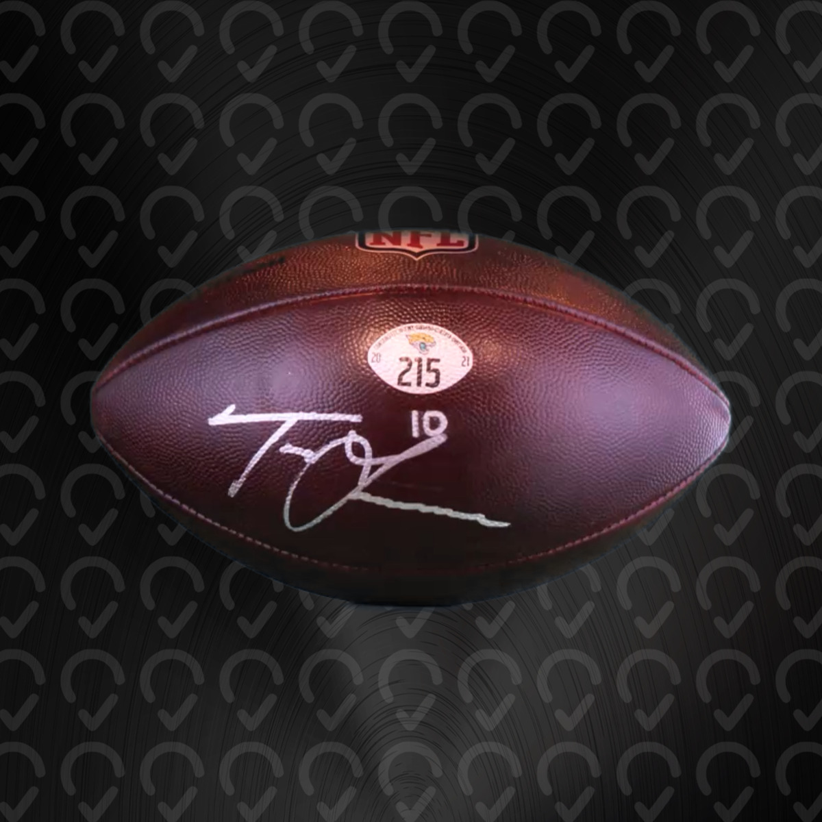 Lawrence Rookie Signed Game Used Ball #215