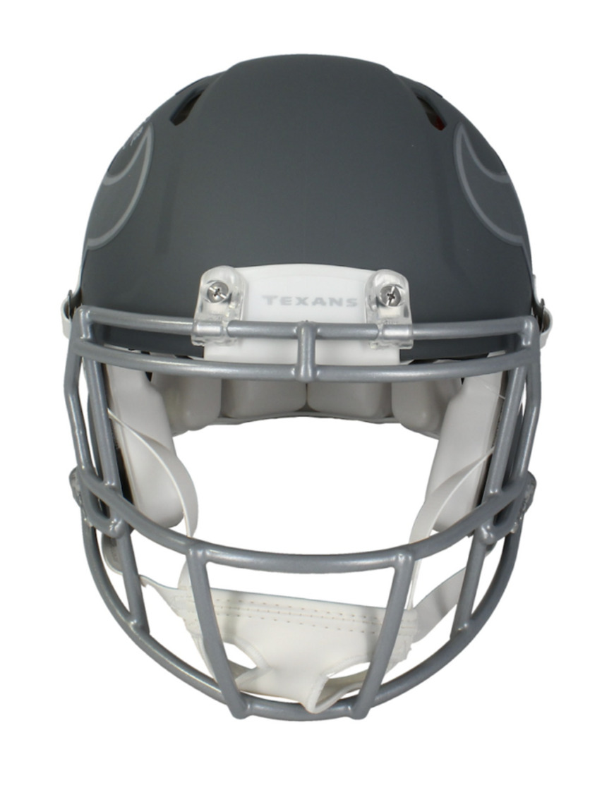 Dalton Schultz Autographed Authentic Texans Slate Full Size Speed Helmet