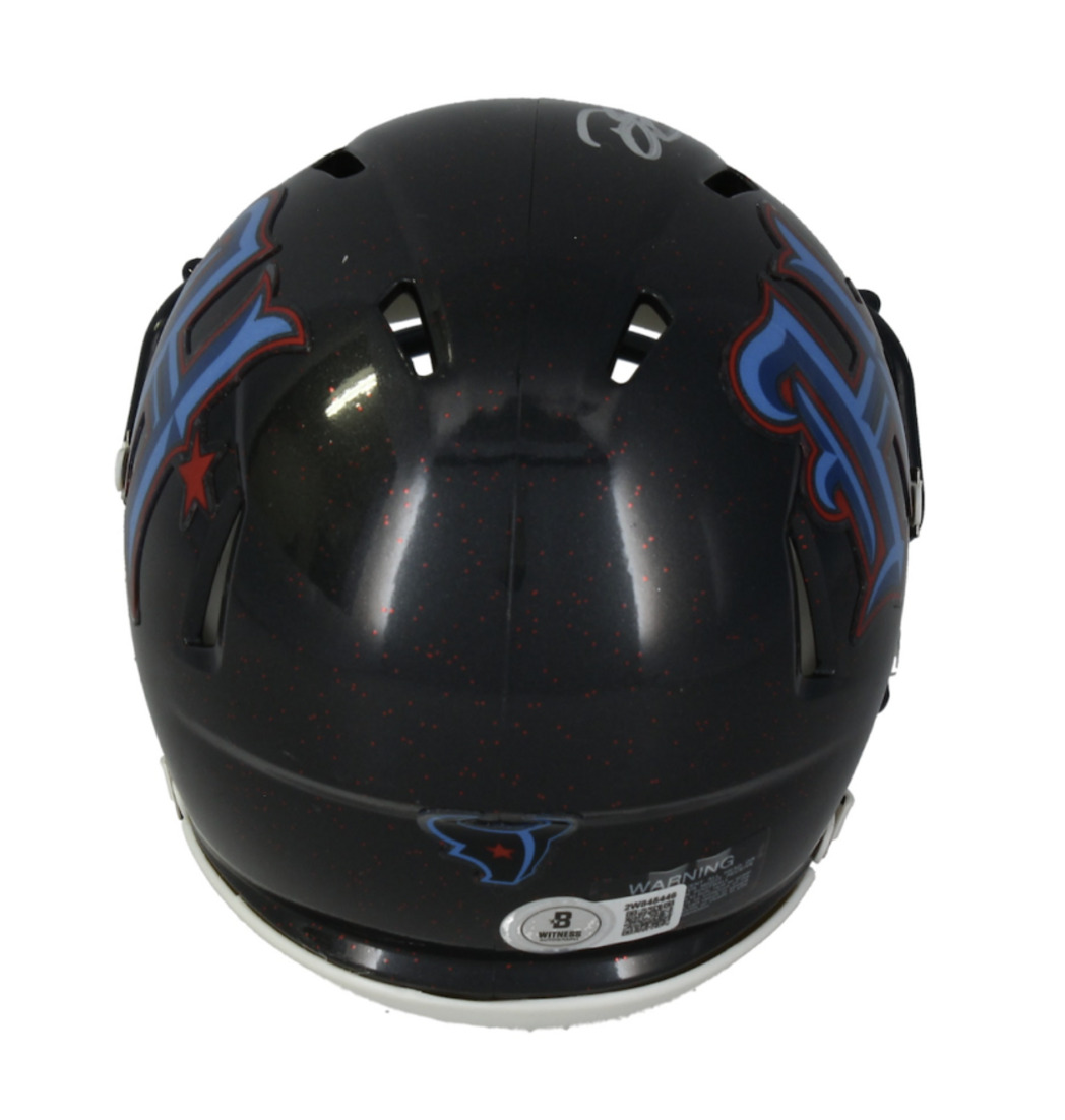 Dalton Schultz Autographed Houston Texans H-Town Mini Speed Helmet