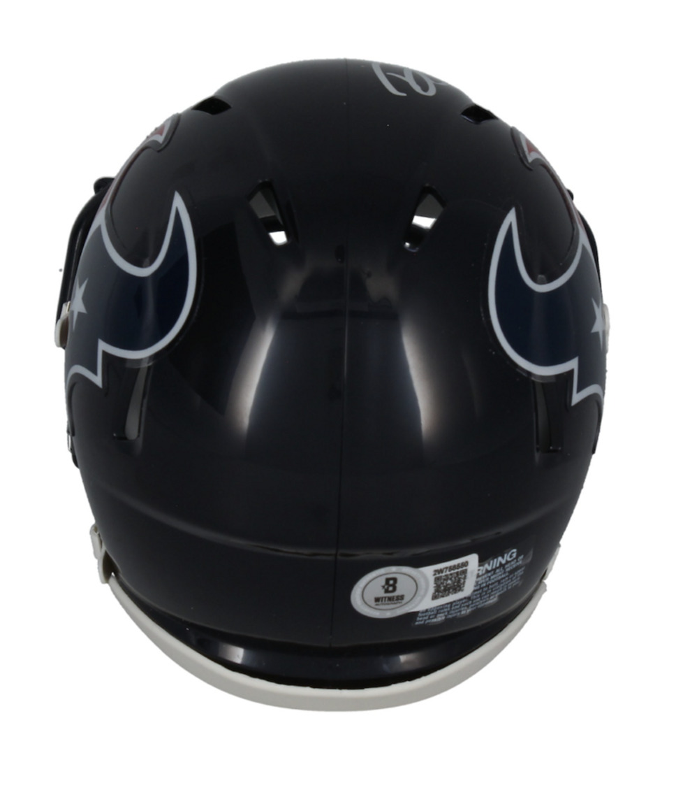 Dalton Schultz Autographed Houston Texans Mini Speed Helmet