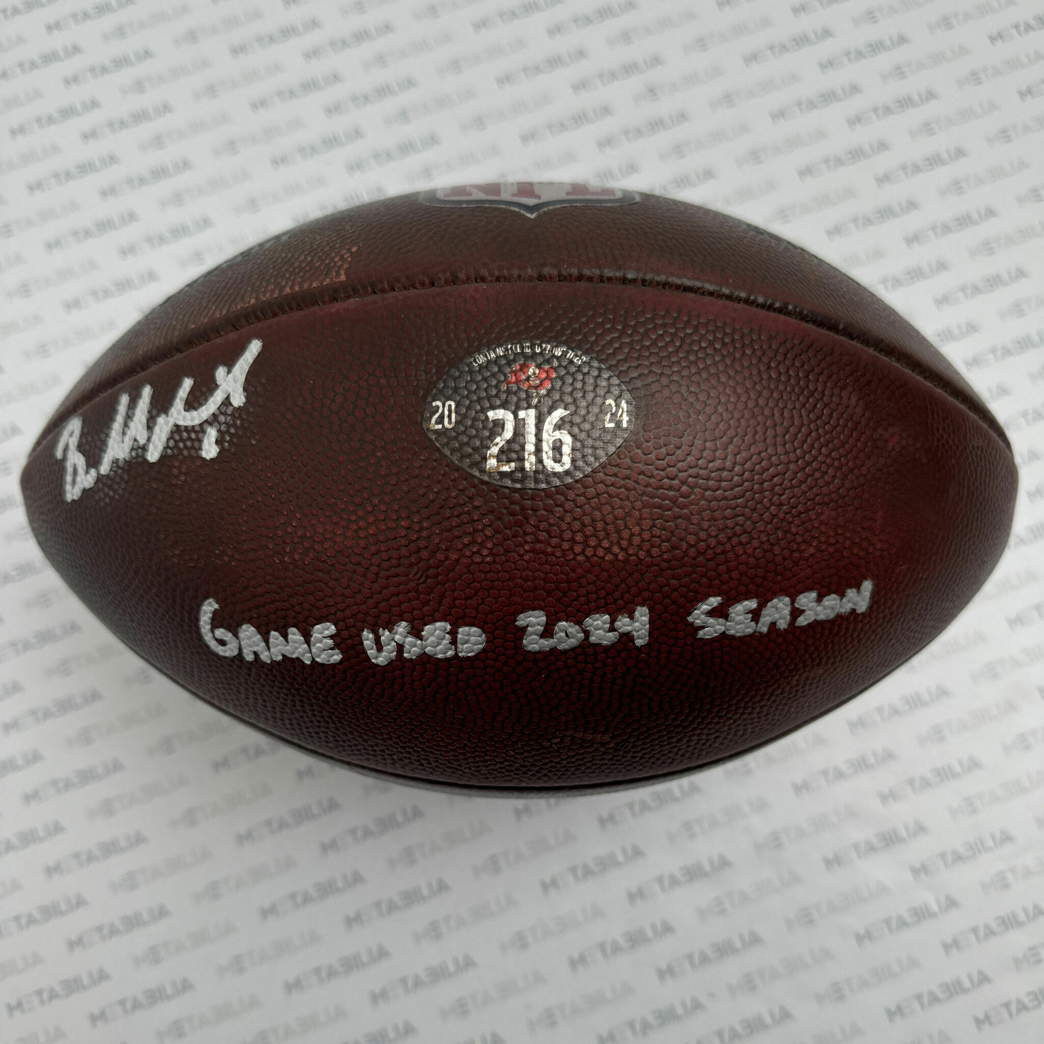 #6 Mayfiled Signed & Inscribed Game-Used Ball #216 - 2024-2025 Season
