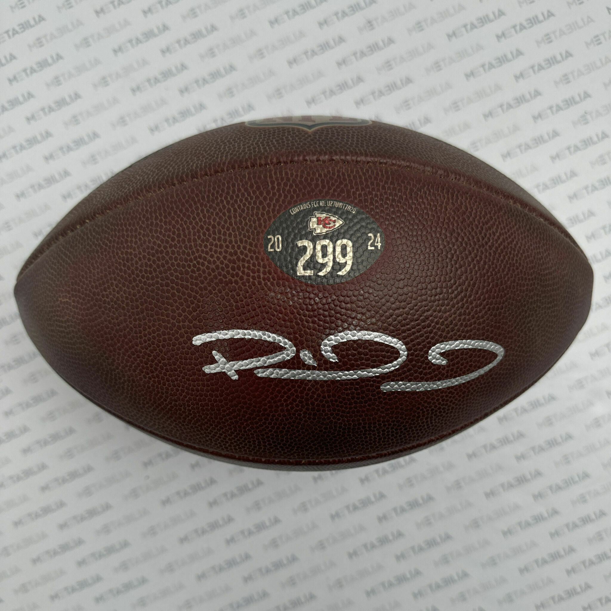 #15 Mahomes Signed Game-Used Ball #299 vs LAC