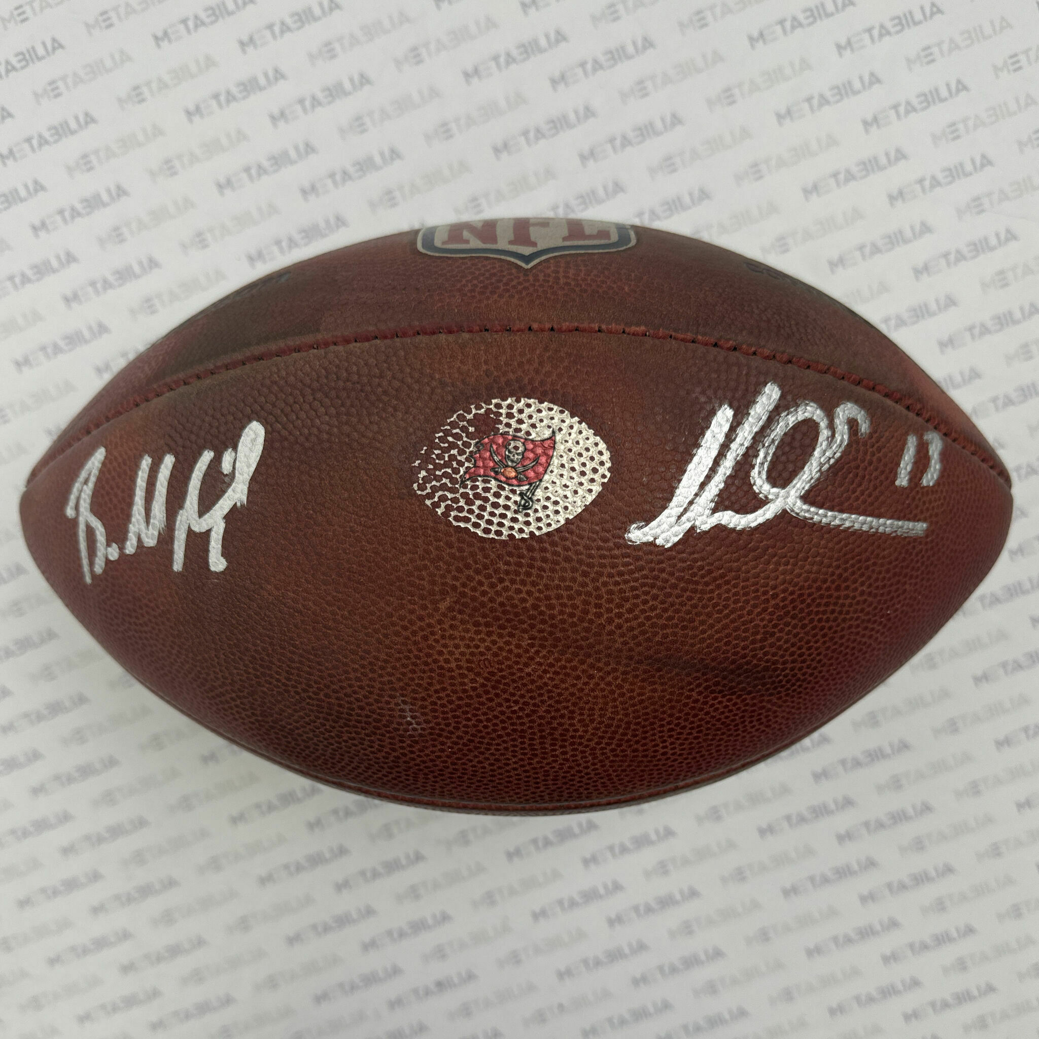 Evans & Mayfield Dual Signed Practice-Used Ball