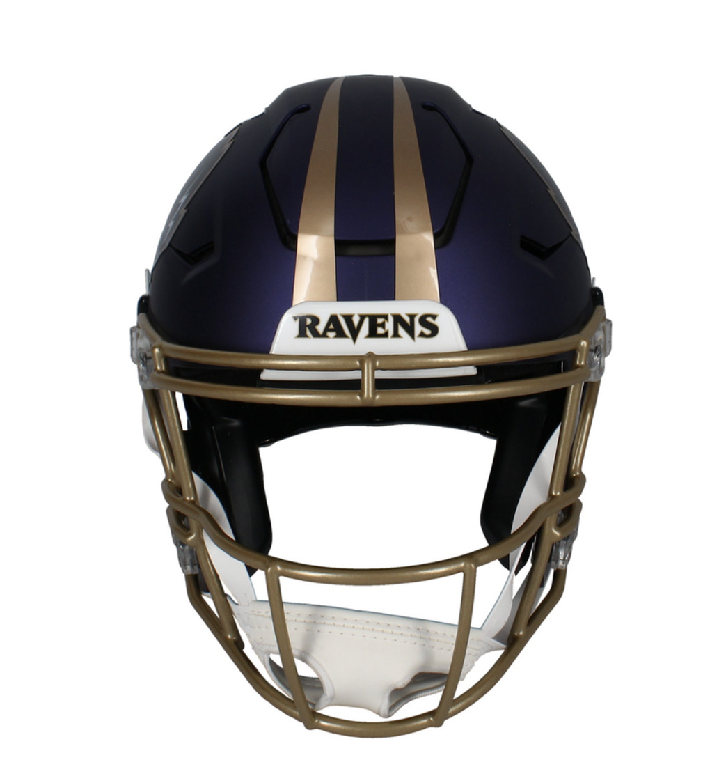 Ray Lewis Autographed Ravens Alternate Authentic Speedflex Helmet Beckett