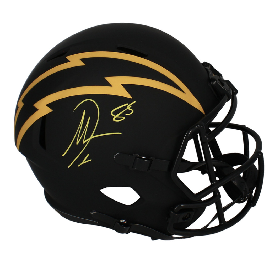 Antonio Gates Autographed Chargers Eclipse Full Size Speed Helmet Beckett