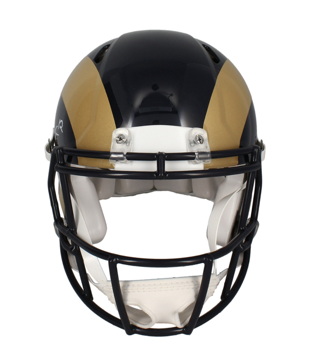 Puka Nacua Autographed Rams Authentic Throwback Speed Helmet Fanatics