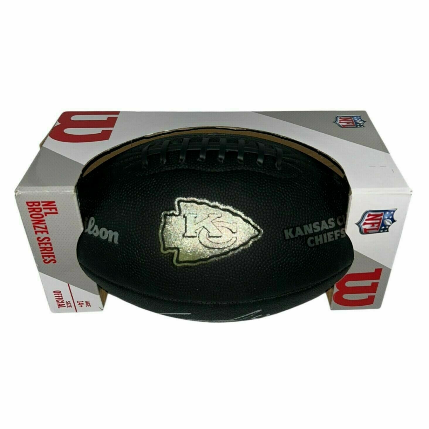 Creed Humphrey Autographed Kansas City Chiefs Black Wilson Football - Beckett