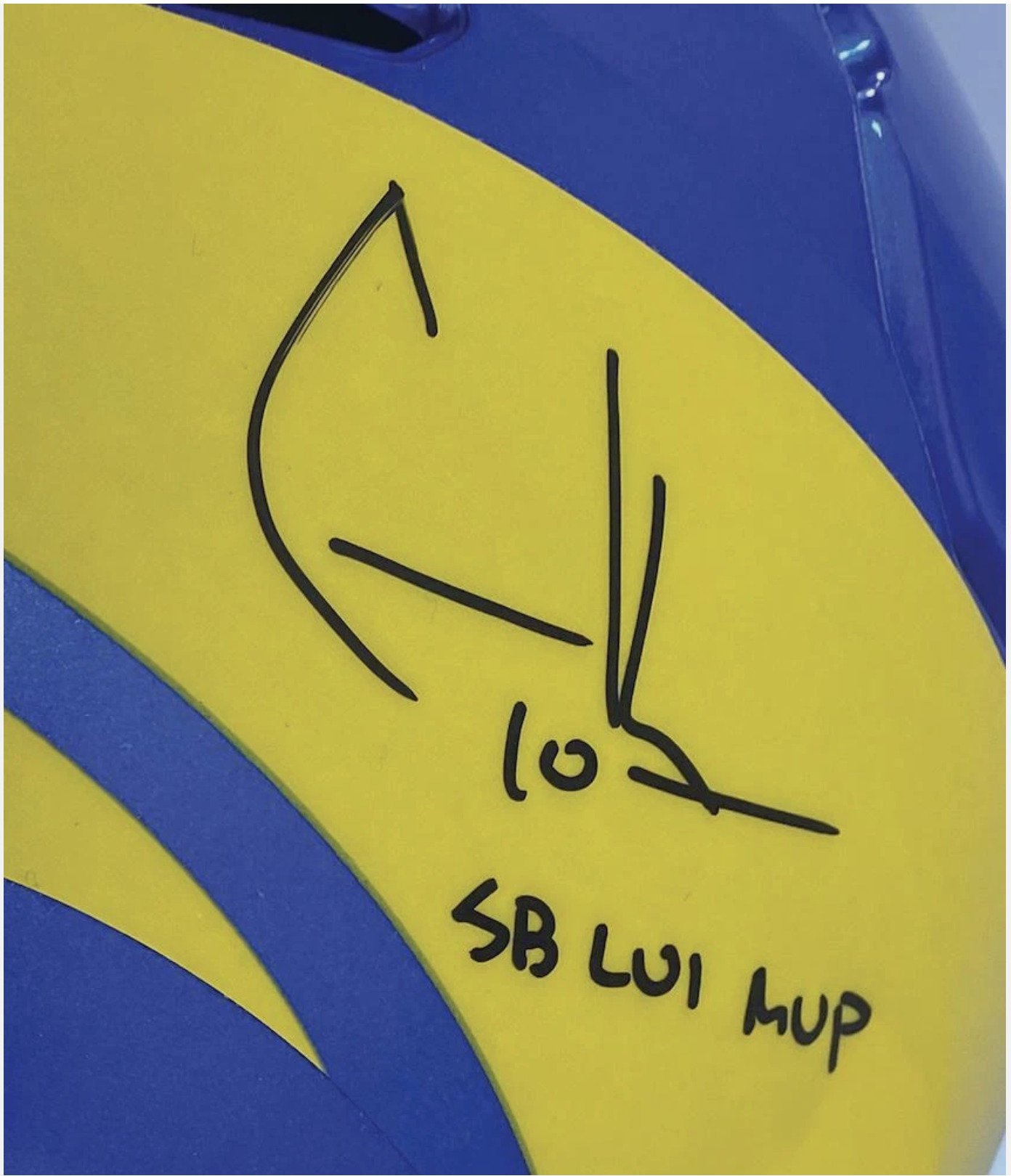 COOPER KUPP Autographed "SB LVI MVP" Rams Speed Flex Helmet