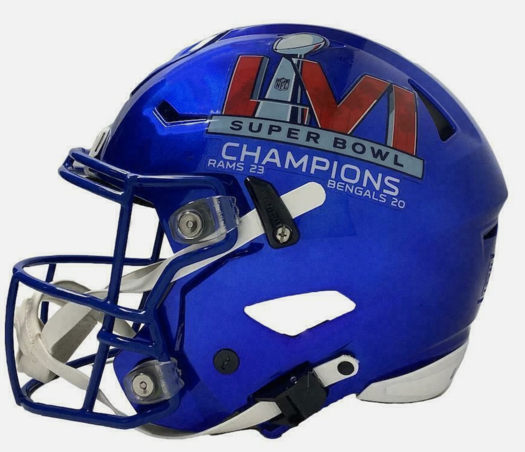 COOPER KUPP Autographed "SB LVI MVP" Rams Speed Flex Helmet