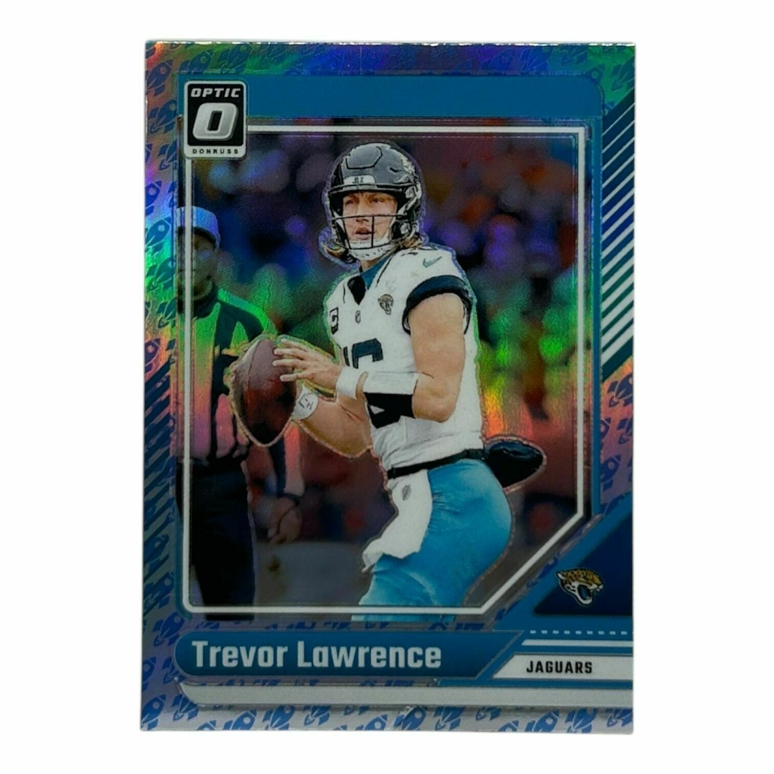 Trevor Lawrence 2024 Panini Donruss Optic Football Rocket Emoji Super Short Print Trading Card