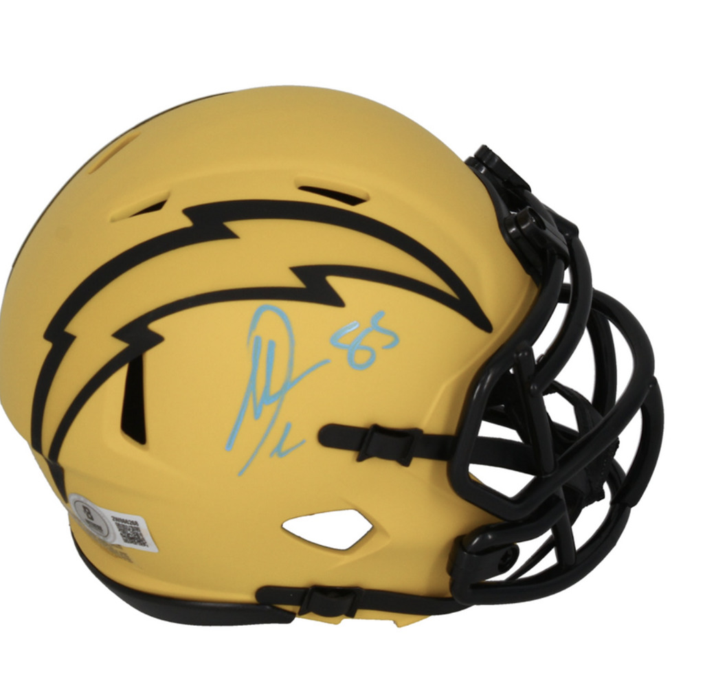 Antonio Gates Autographed Chargers 'RAVE' Mini Speed Helmet Beckett
