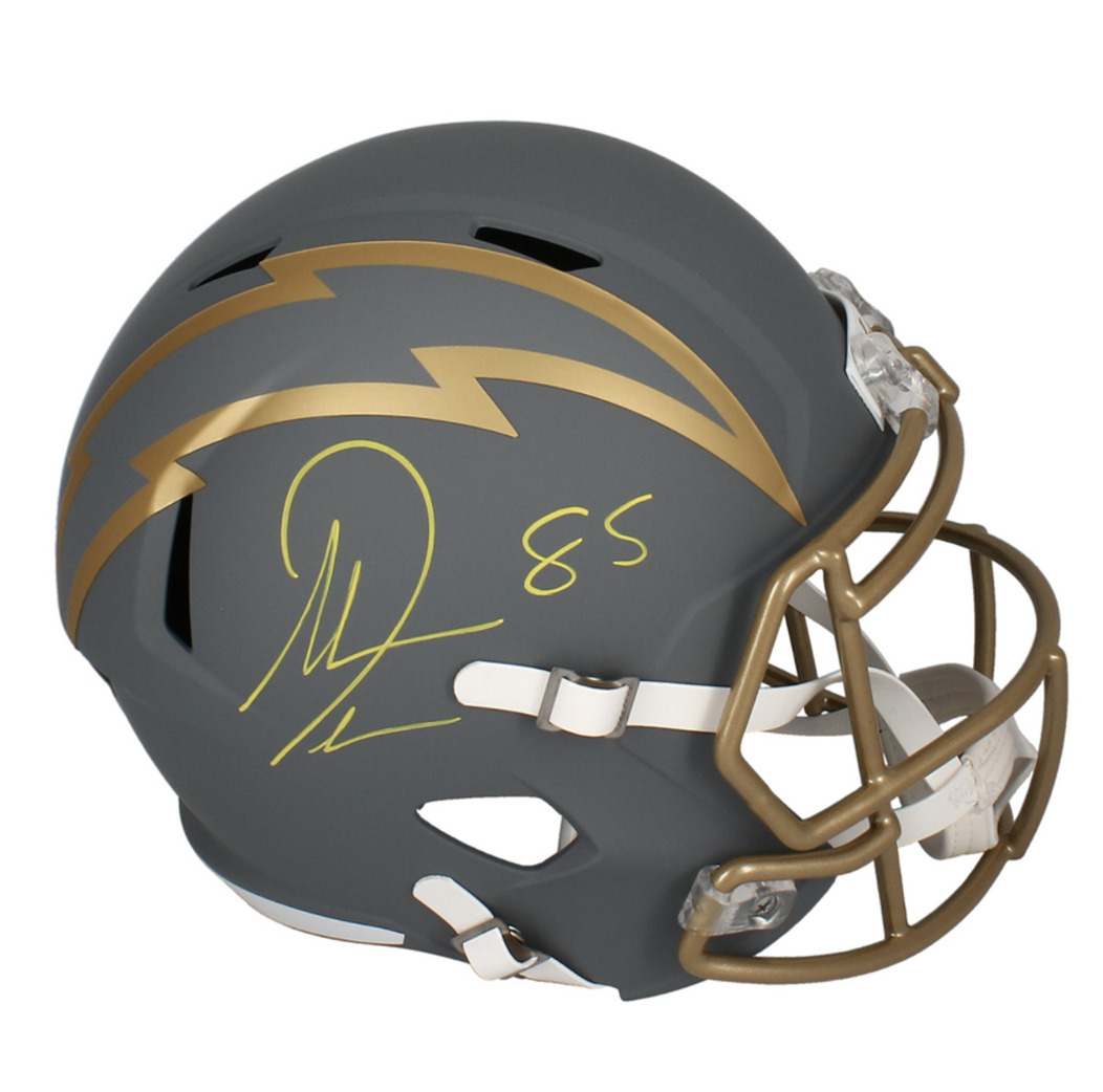 Antonio Gates Autographed Chargers 'Slate' Full Size Speed Helmet Beckett