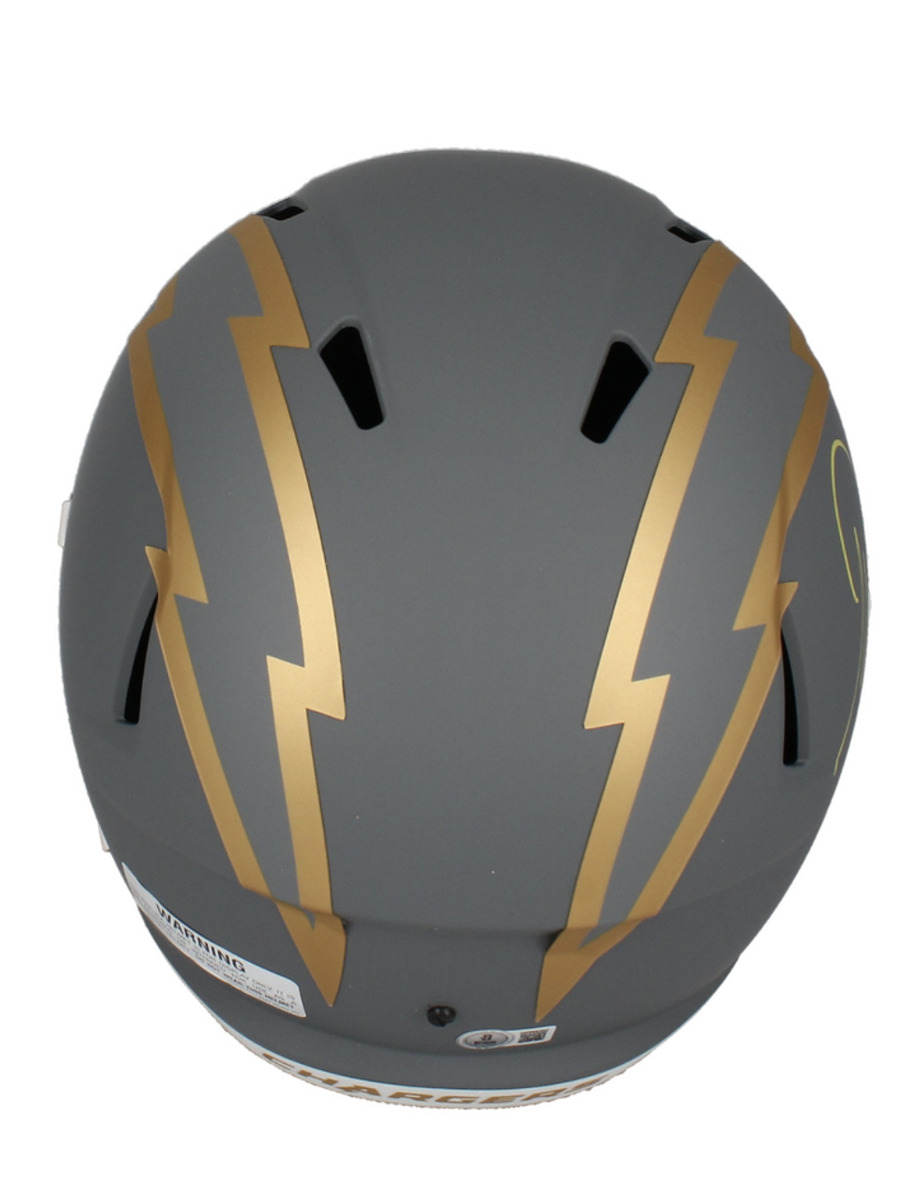 Antonio Gates Autographed Chargers 'Slate' Full Size Speed Helmet Beckett