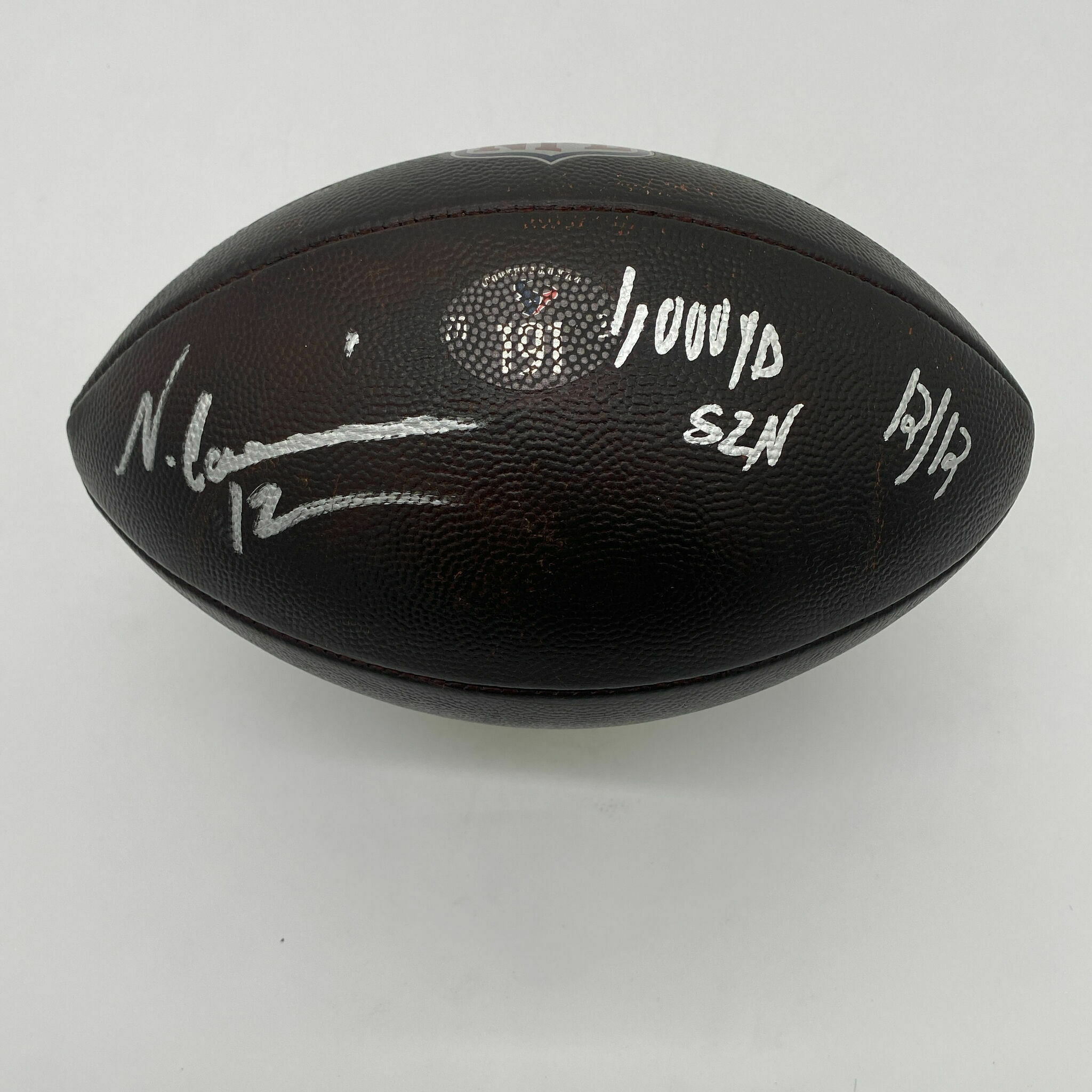 Collins Signed & Inscribed #'d 12/12 Game-Used Ball #191 - 2024-2025 Season