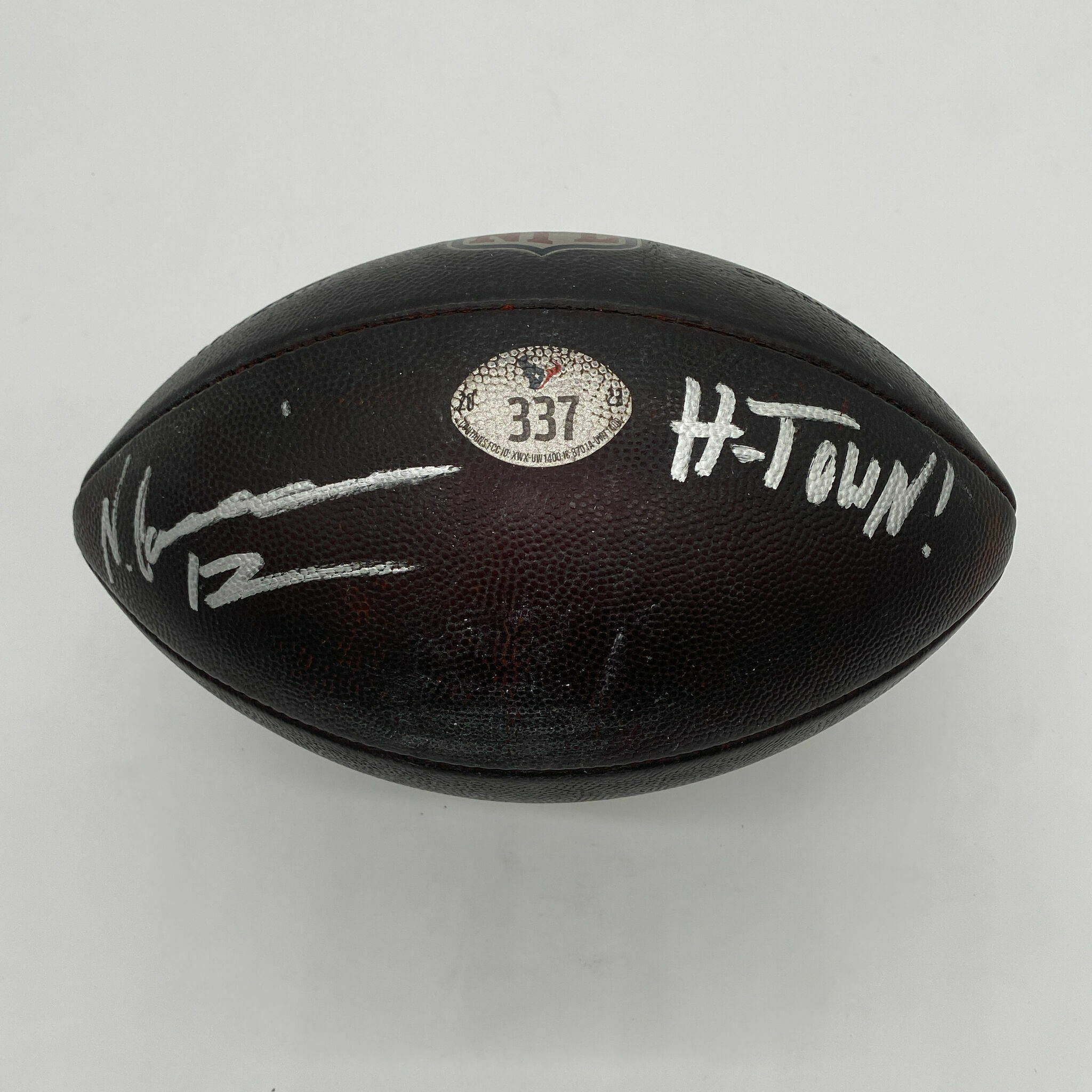 Collins Signed & Inscribed Game-Used Ball #337 - 2023-2024 Season