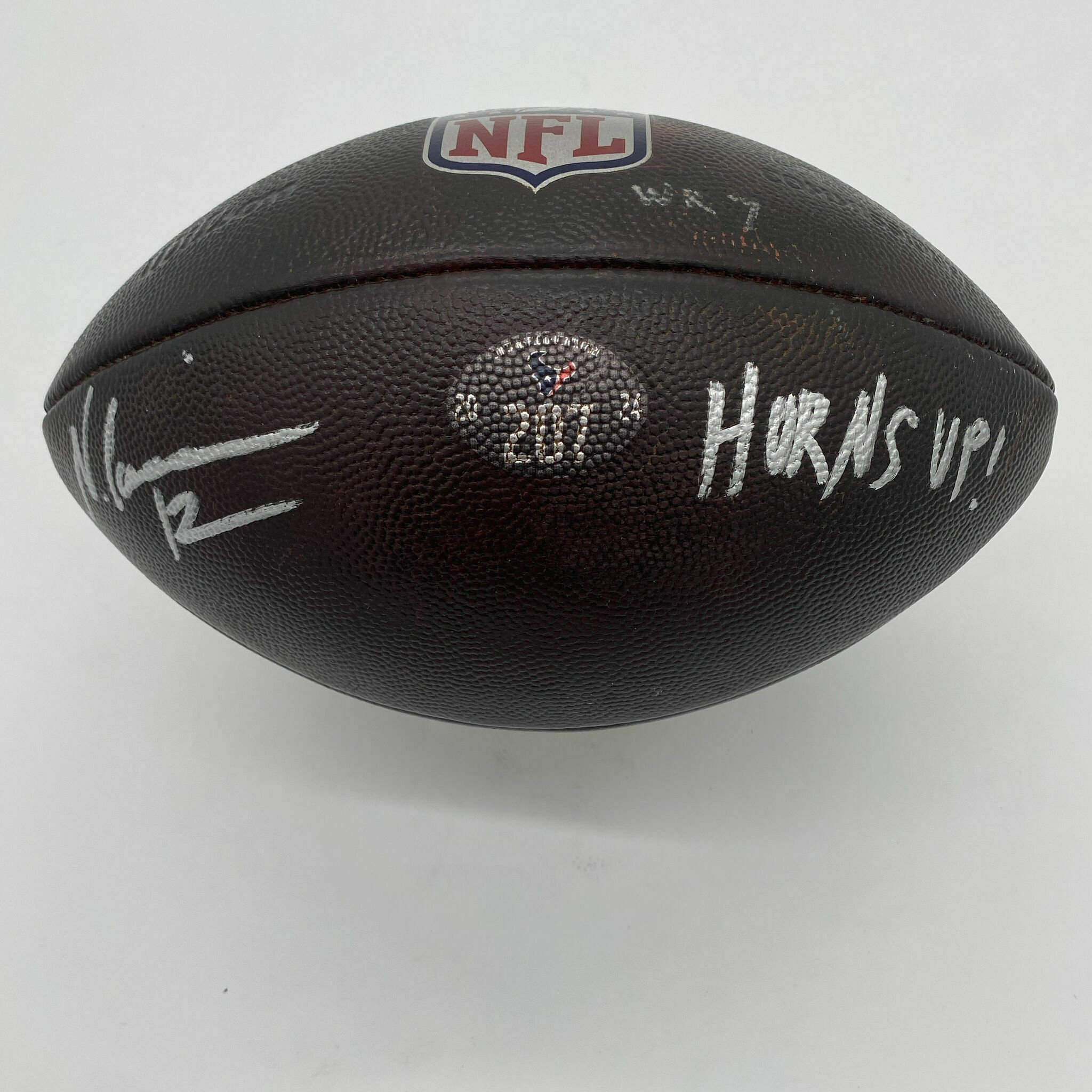 Collins Signed & Inscribed Game-Used Ball #207 - 2024-2025 Season