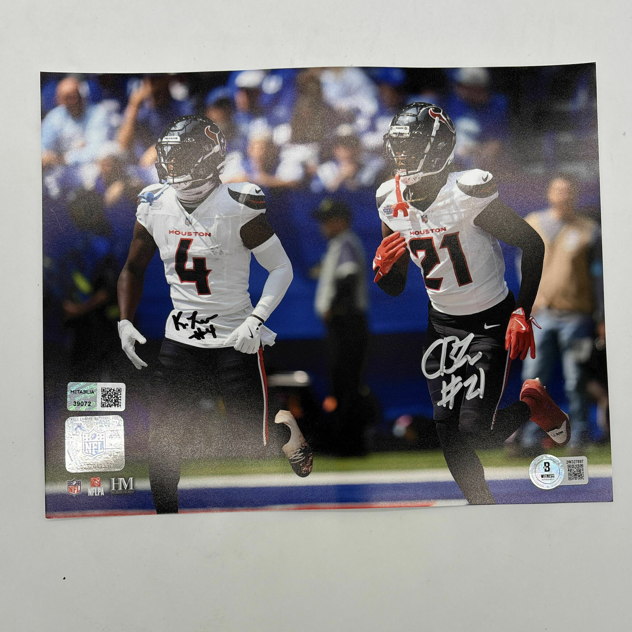 Kamari Lassiter and Calen Bullock Signed 8x10