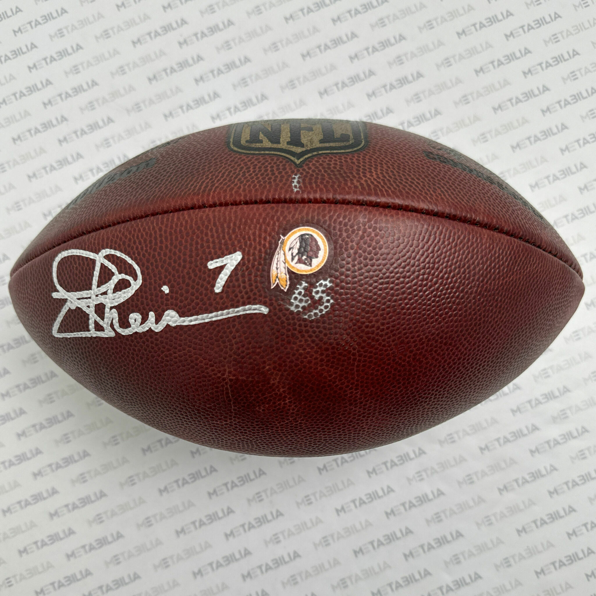 Joe Theismann Signed Redskins Team-Issued Ball