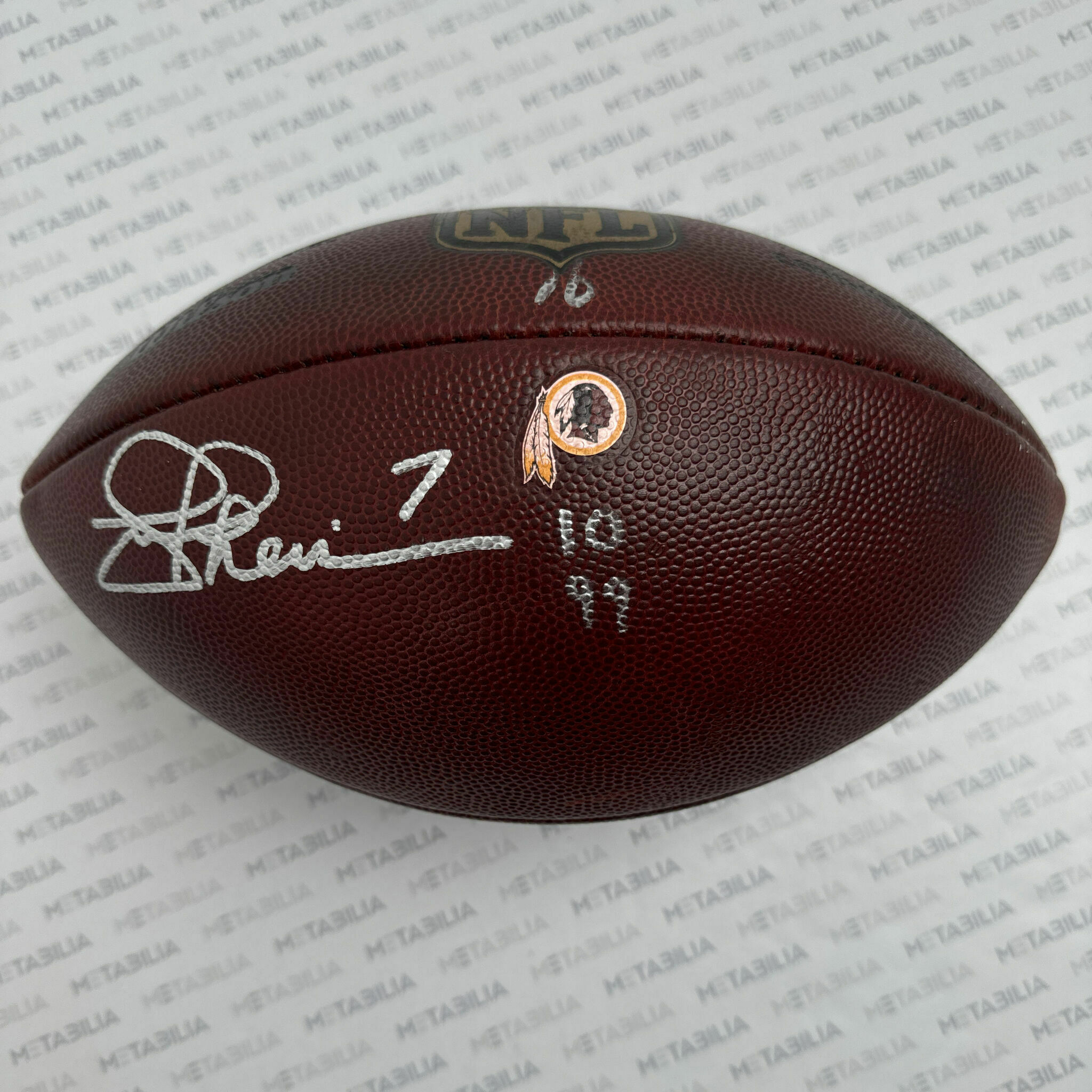 Joe Theismann Signed Redskins Team-Issued Ball