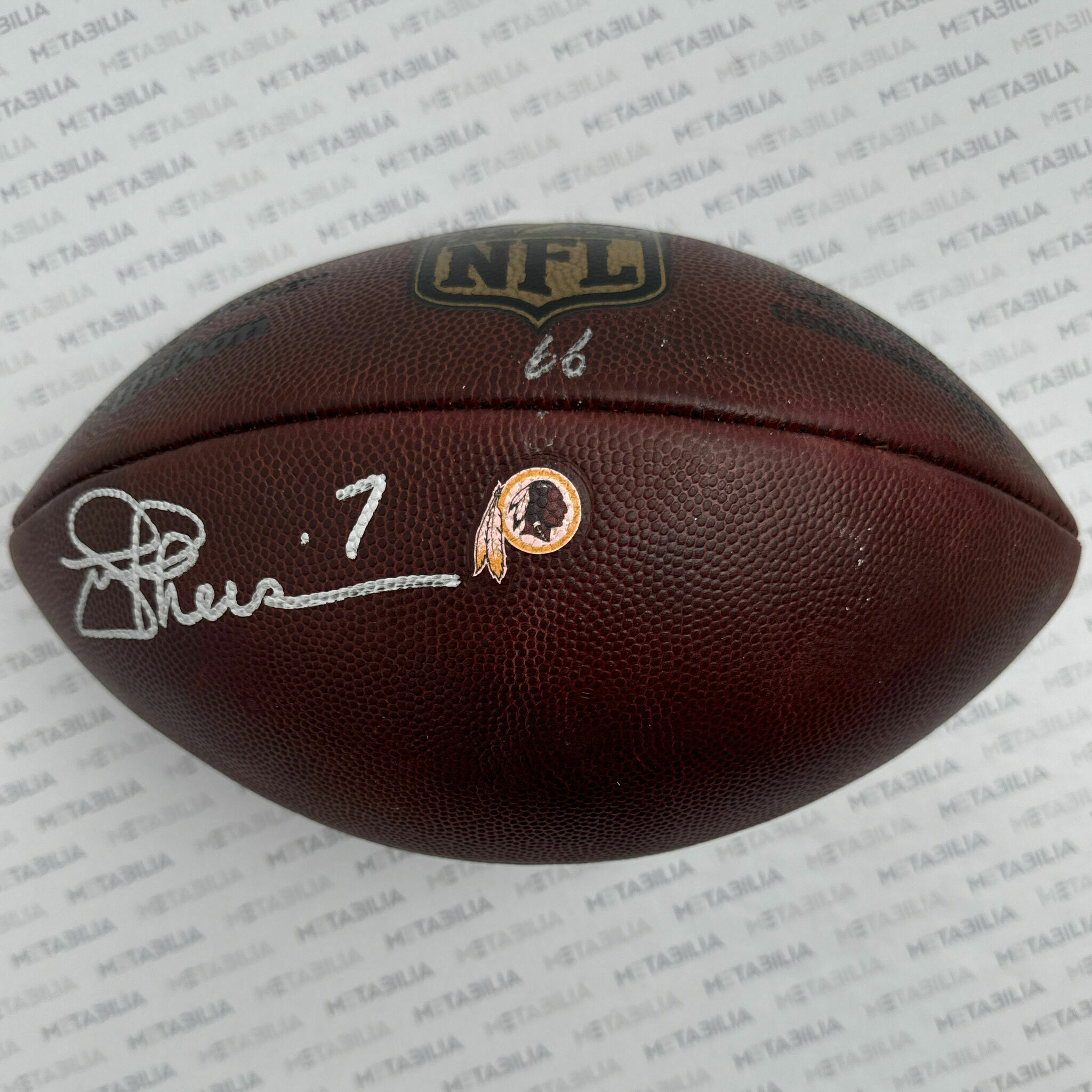 Joe Theismann Signed Redskins Team-Issued Ball