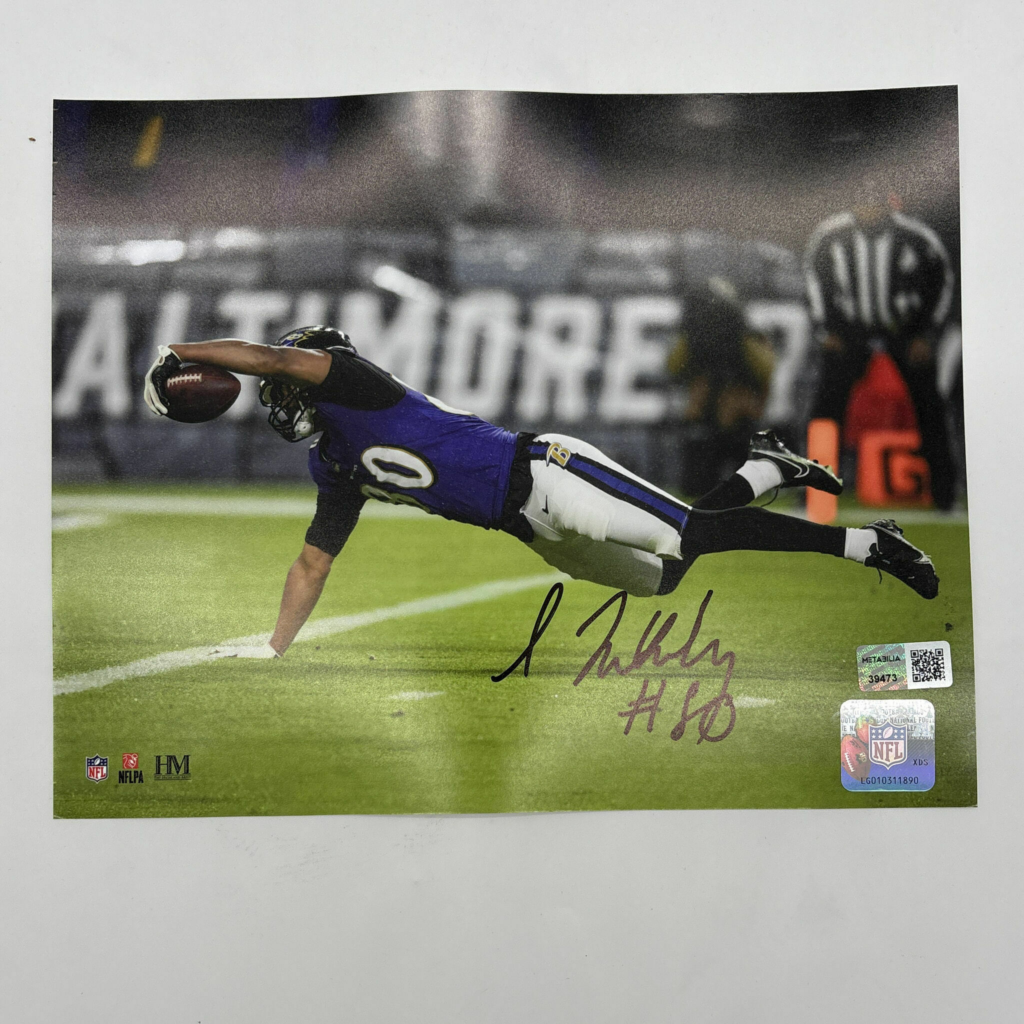Likely Signed 8x10 Dive