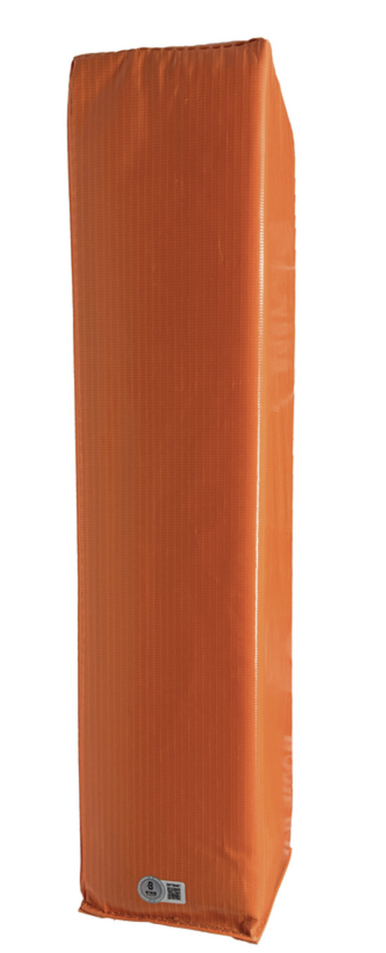 Dalton Schultz of the Texans Autographed End Zone Pylon Beckett Witnessed