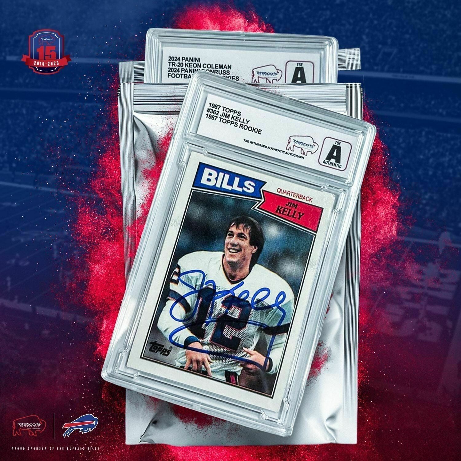 Buffalo Bills Mystery Slabbed Card