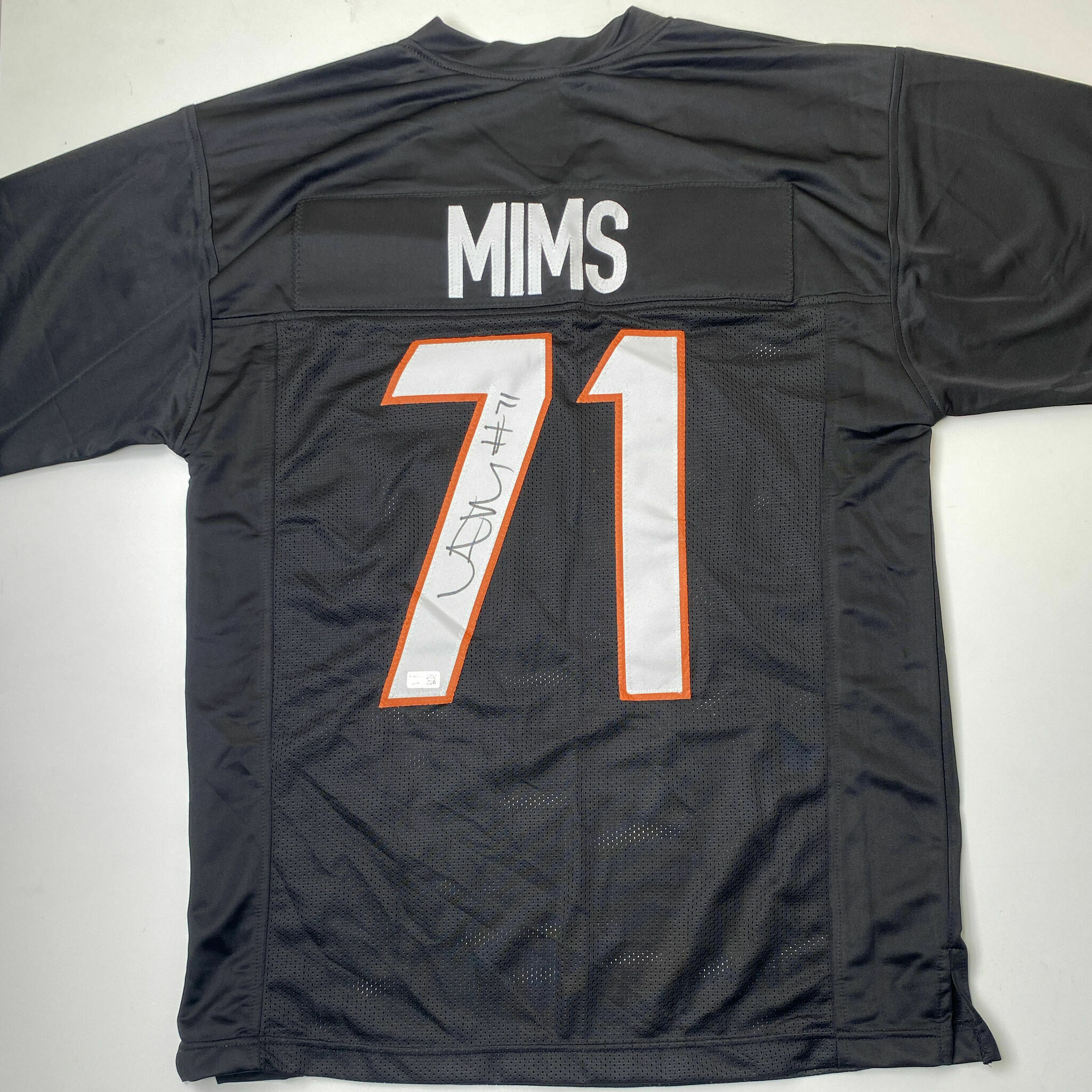 Mims Signed Black Custom Jersey