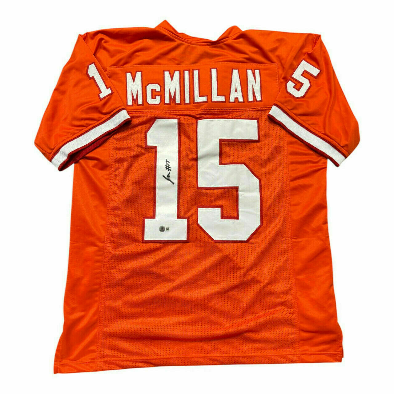 Jalen McMillan Autographed Buccaneers Custom Creamsicle Jersey - Beckett