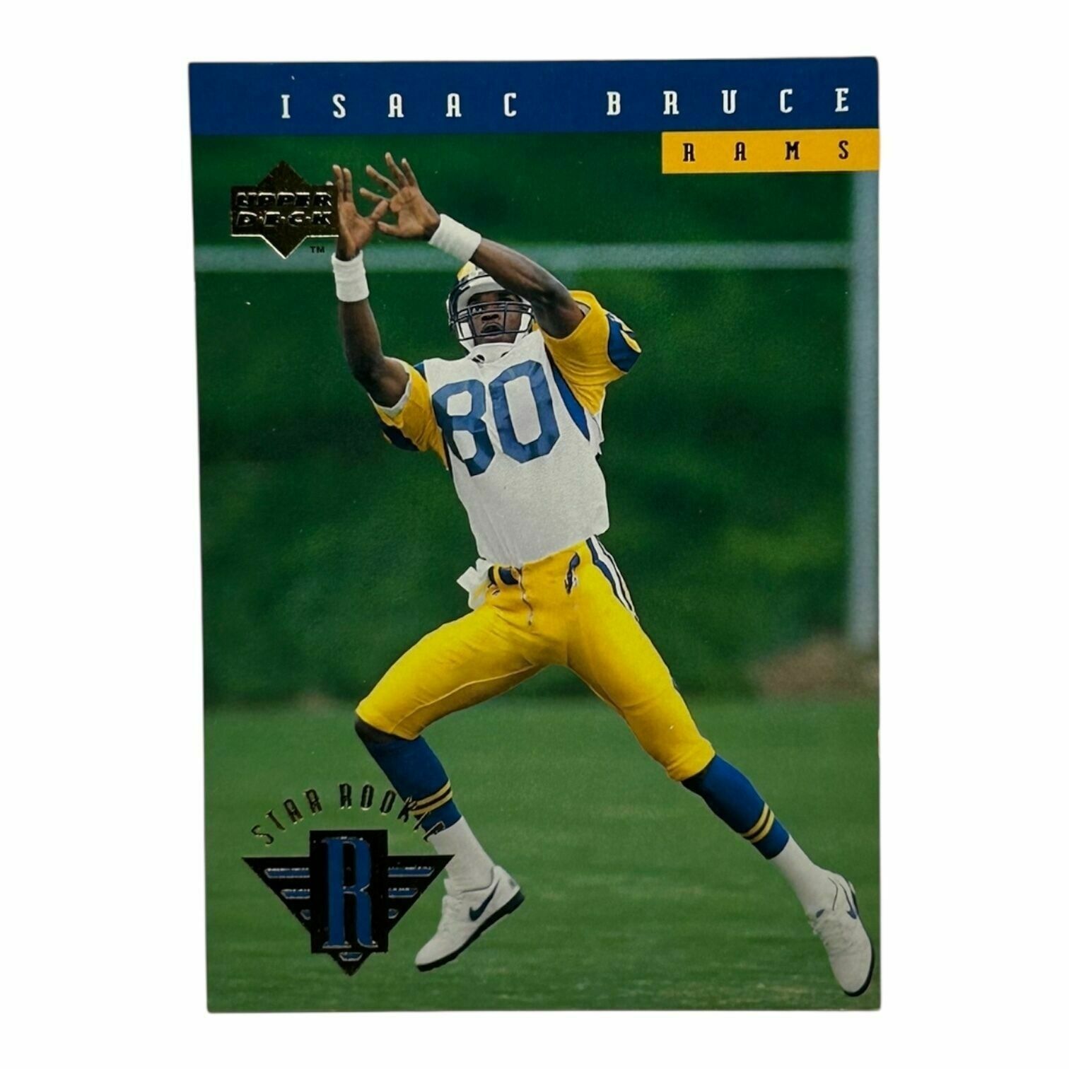 Isaac Bruce 1994 Upper Deck Football Star Rookie Trading Card