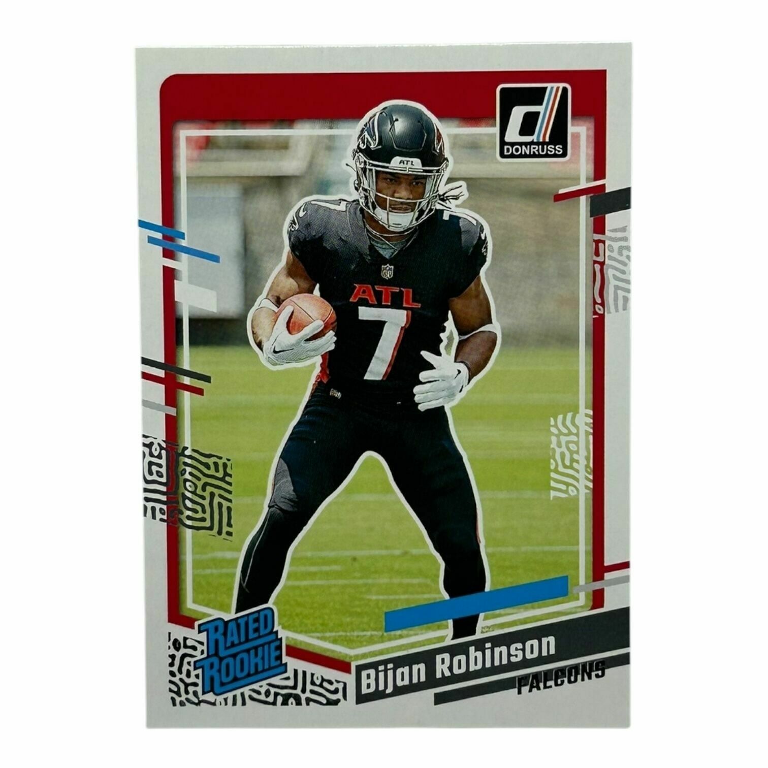 Bijan Robinson 2023 Panini Donruss Football Rated Rookie Trading Card