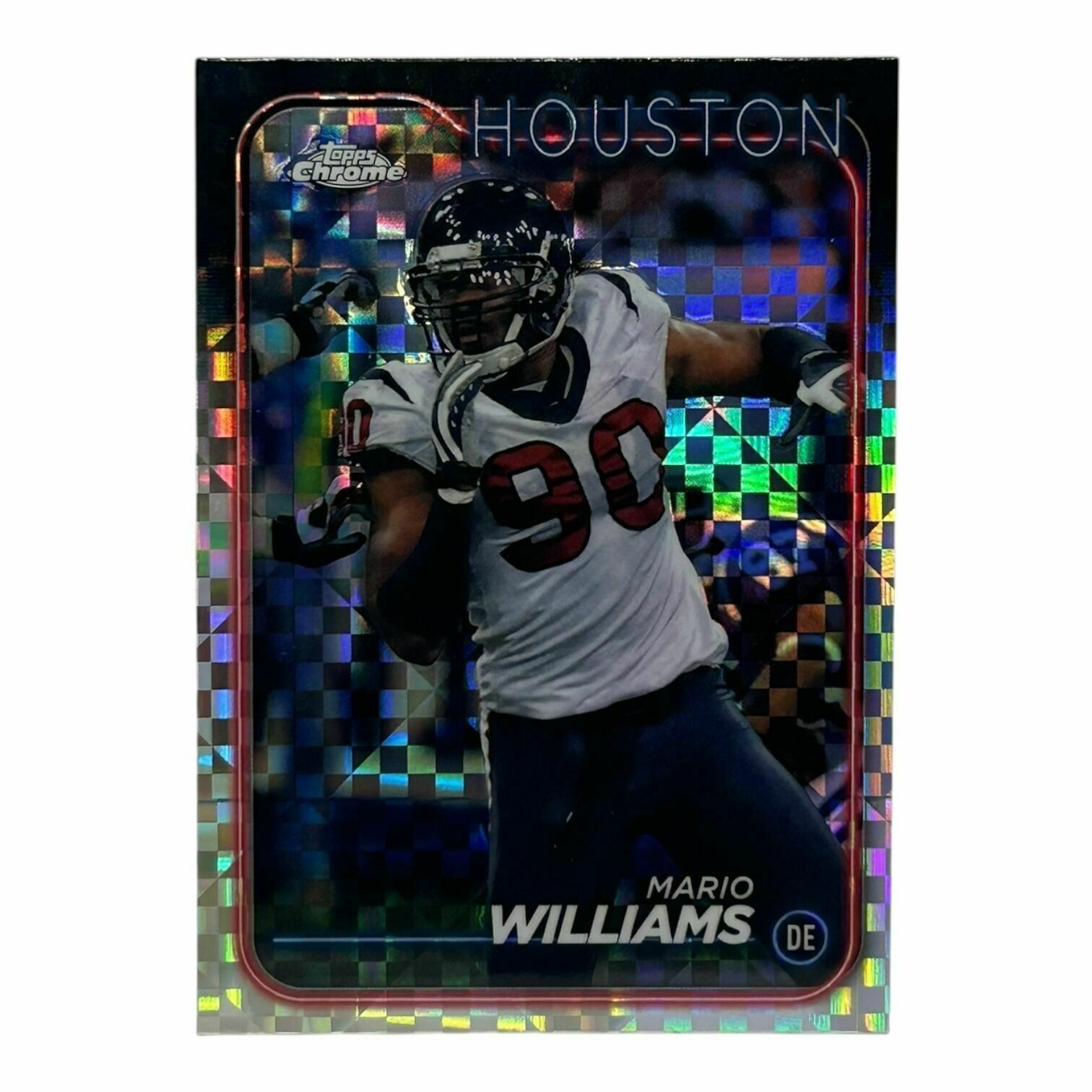 Mario Williams 2024 Topps Chrome Football Checkerboard Silver Holo Trading Card