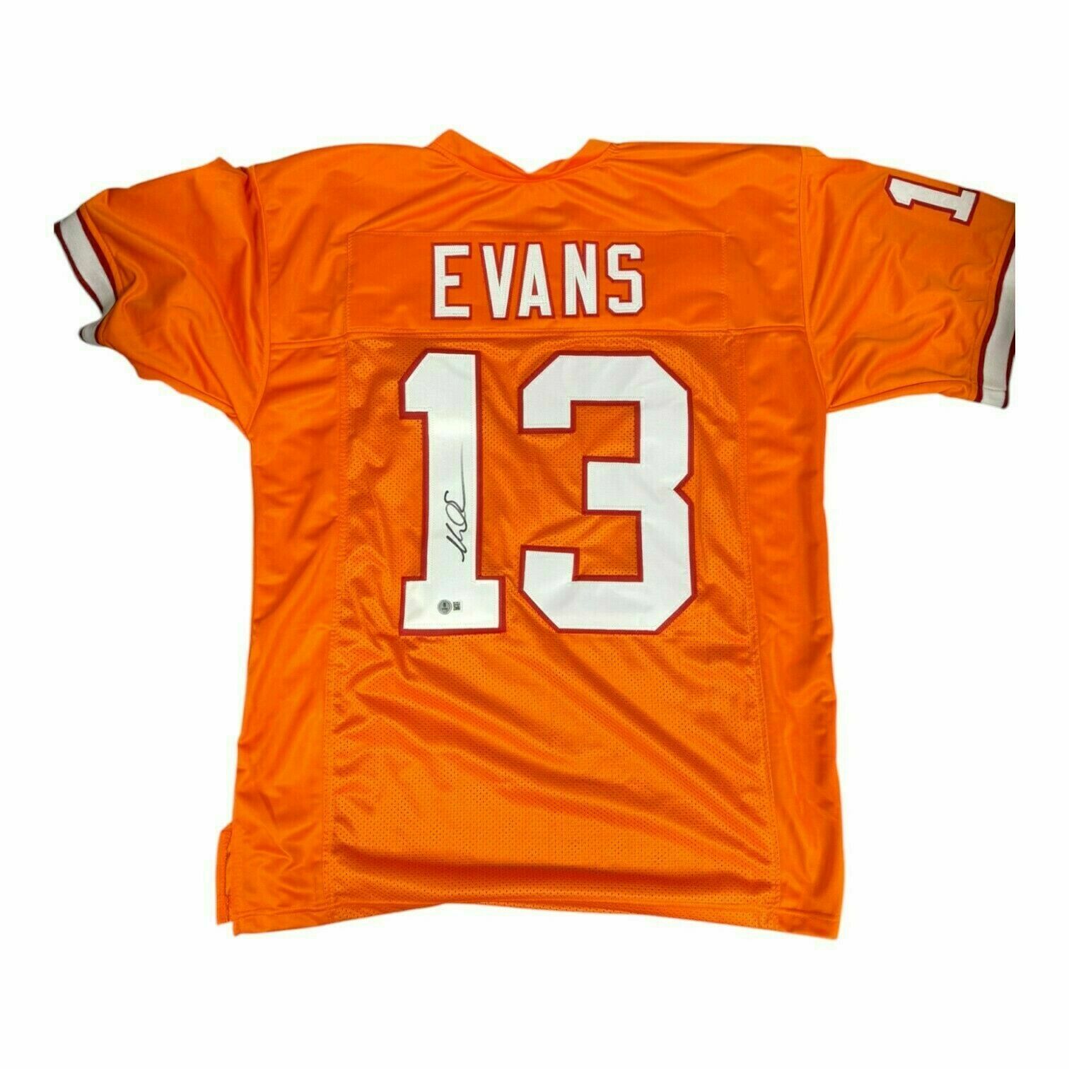 Mike Evans Autographed Custom Creamsicle Jersey - Beckett QR