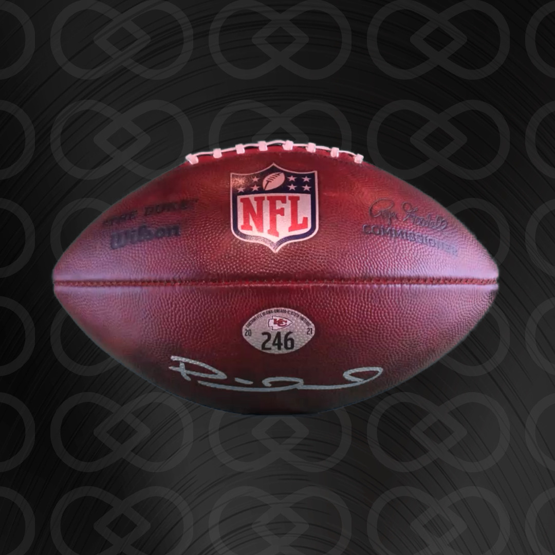 Mahomes Signed 5TD Game Used Ball #246