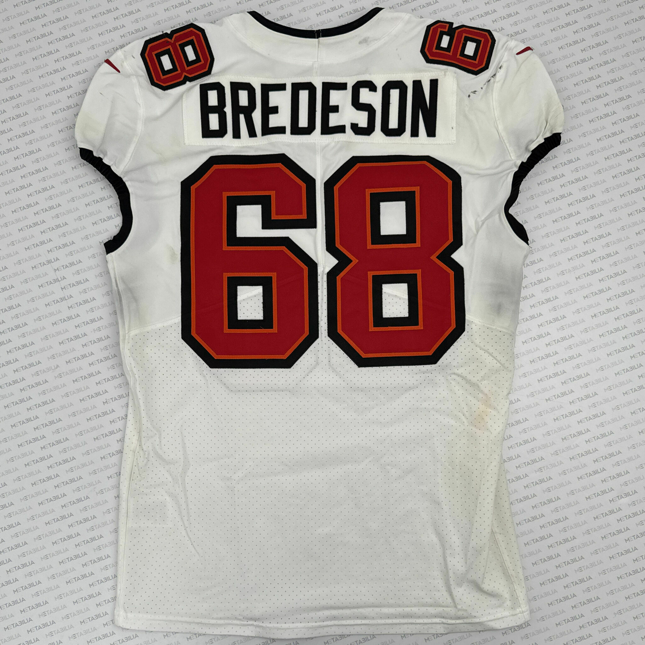 #68 Bredeson PS2 Game-Worn Jersey vs Steelers